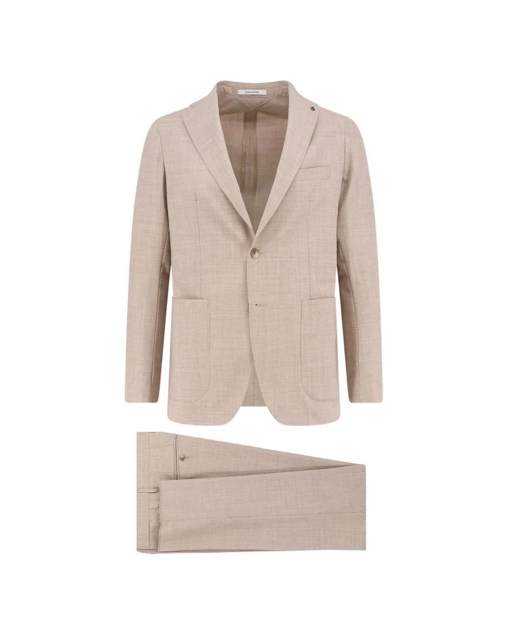 Tagliatore Natural Flower Lapel Pocket Blazer for men