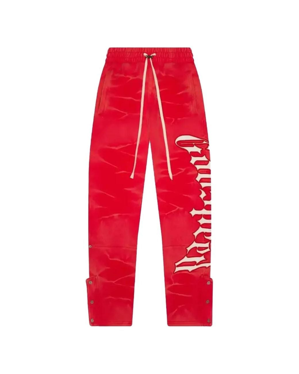 Godspeed Red Logo Drawstring Trousers for men