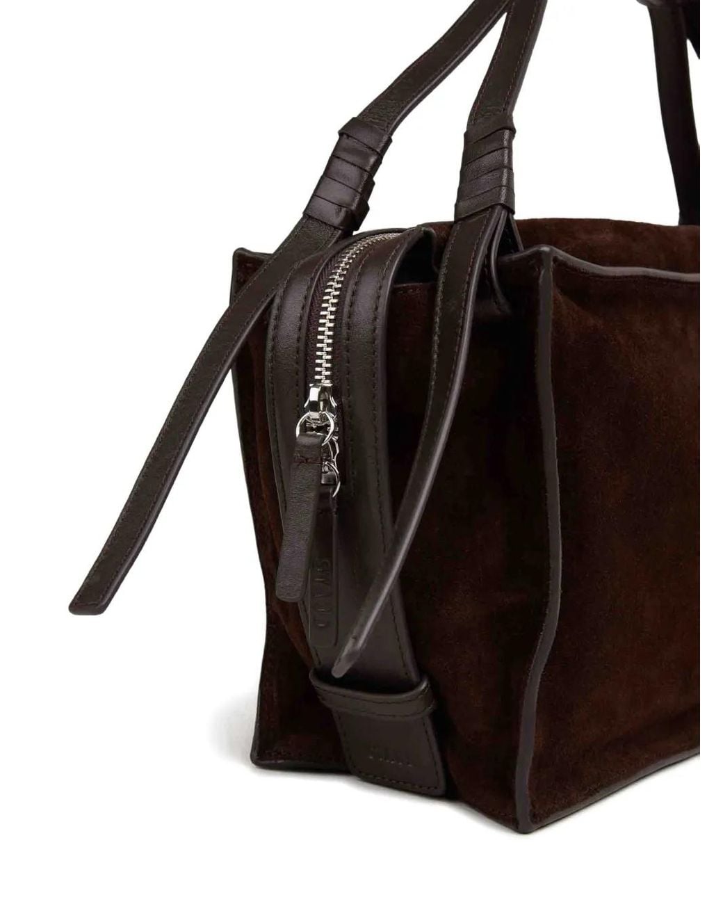 Staud Brown Harold Suede Bag