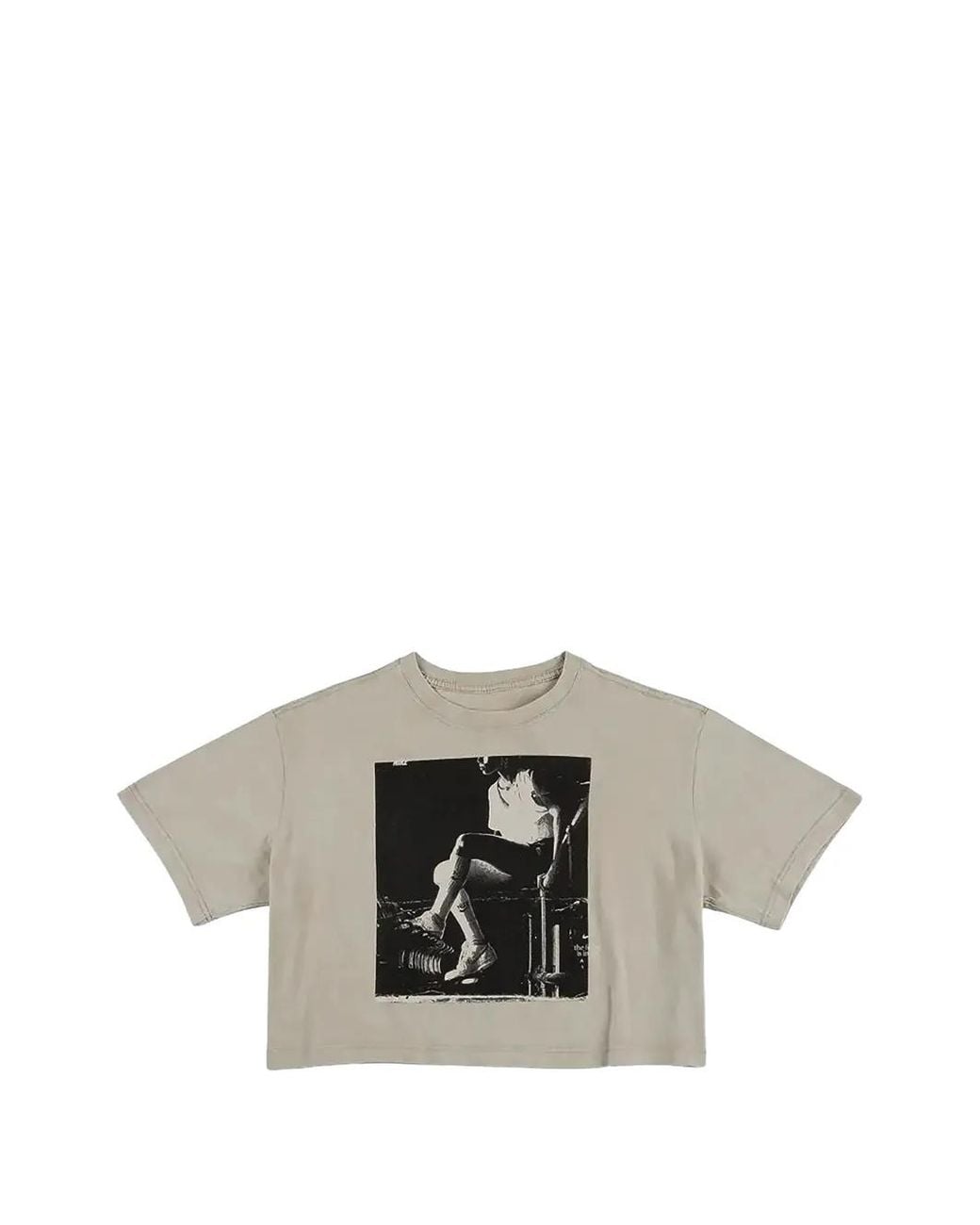 Nike Metallic Graphic-Print Cropped T-Shirt