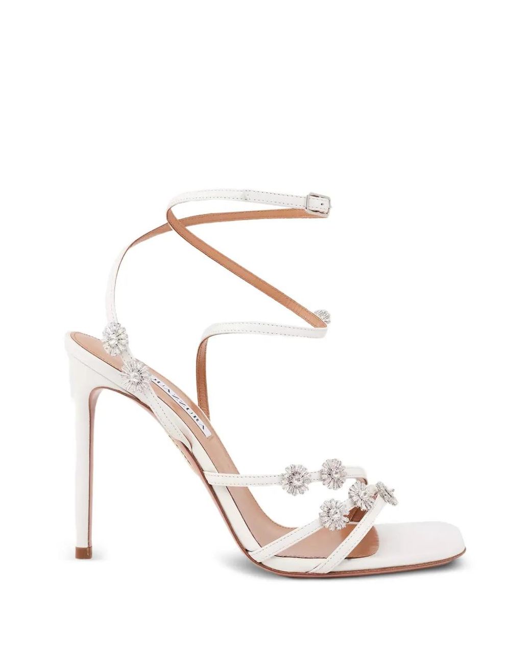 Aquazzura White Open Toe Sandals