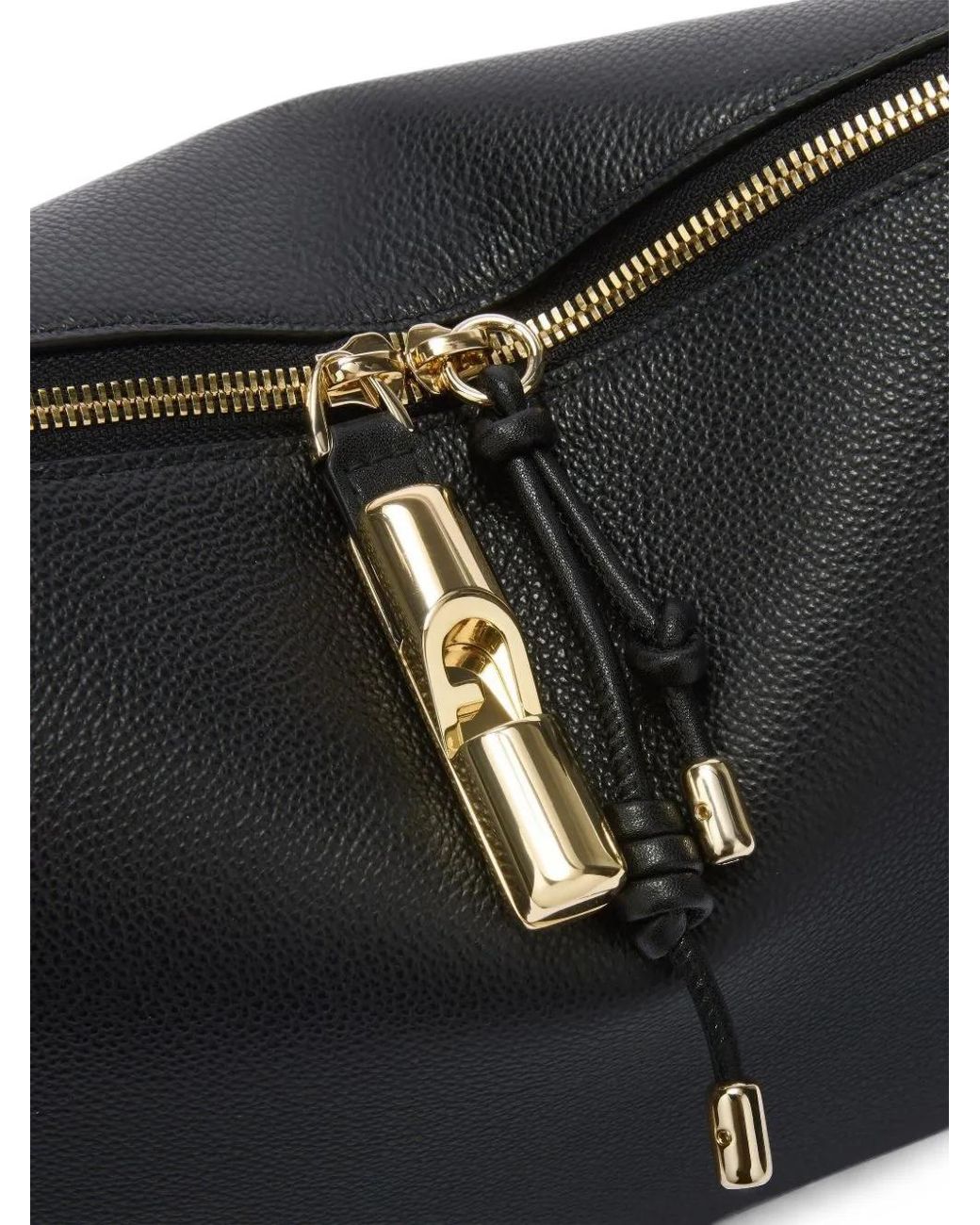 Furla Black Debby Shoulder Bag M