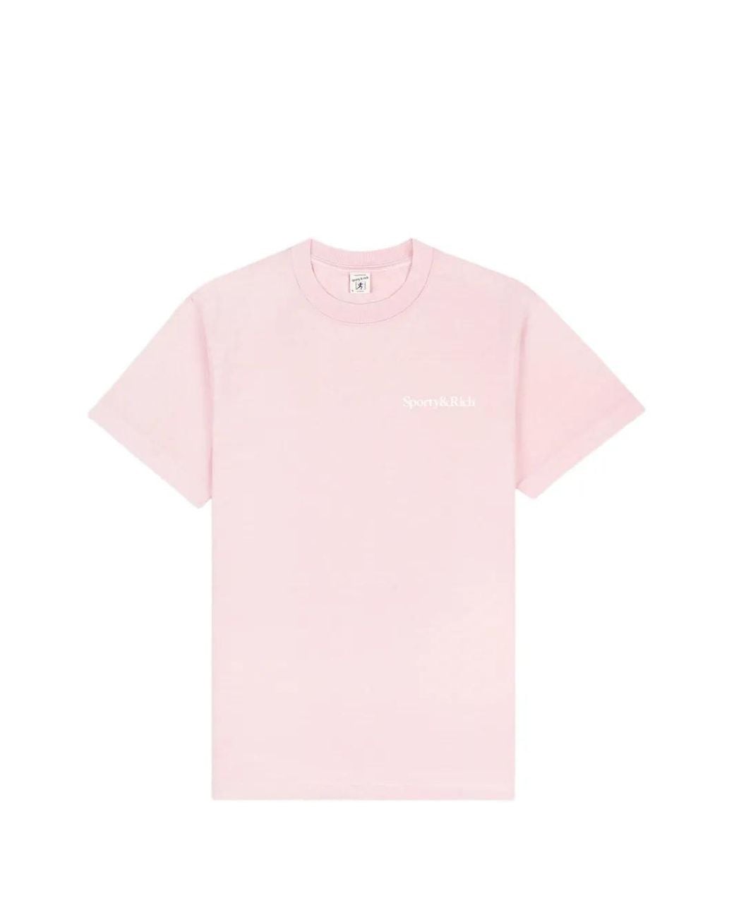 Sporty & Rich Pink Health Is Wealth T-Shirt