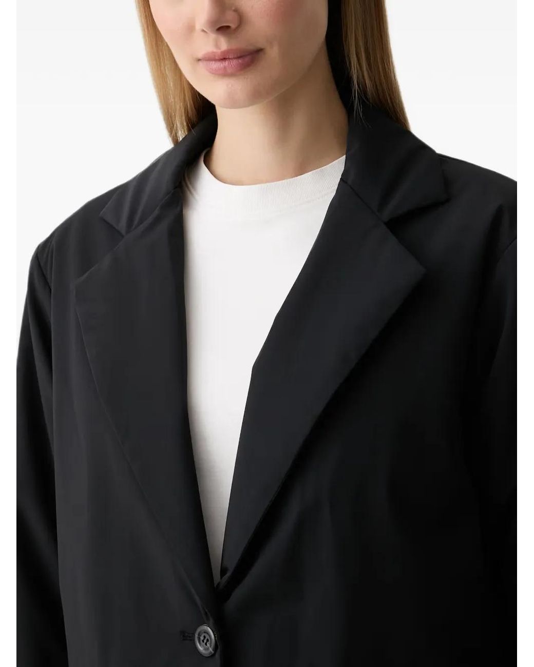 DKNY Black Single-Breasted Notched-Lapel Jacket