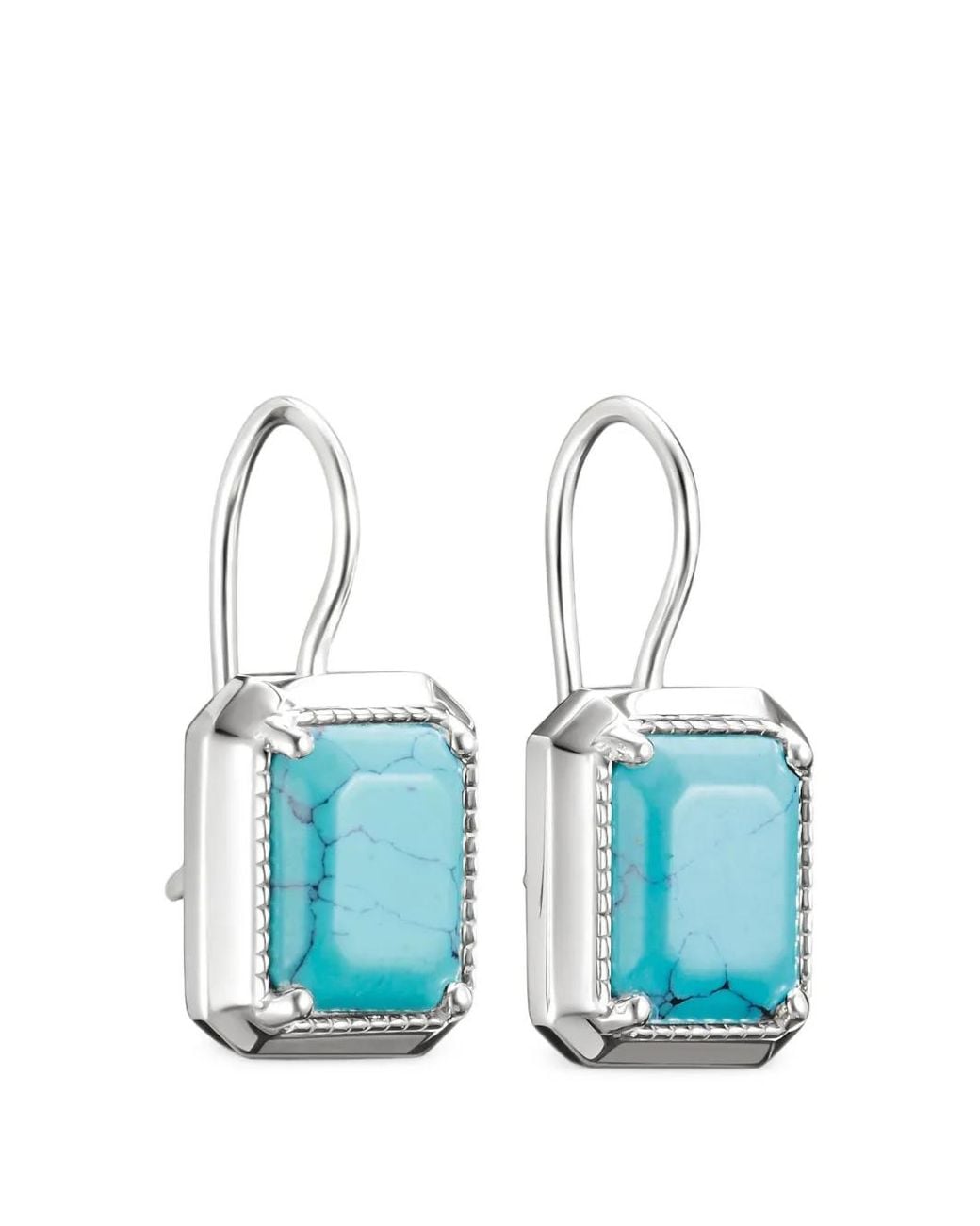 Thomas Sabo Blue Elyndra Ohrringe Mit Achteckigem Schliff