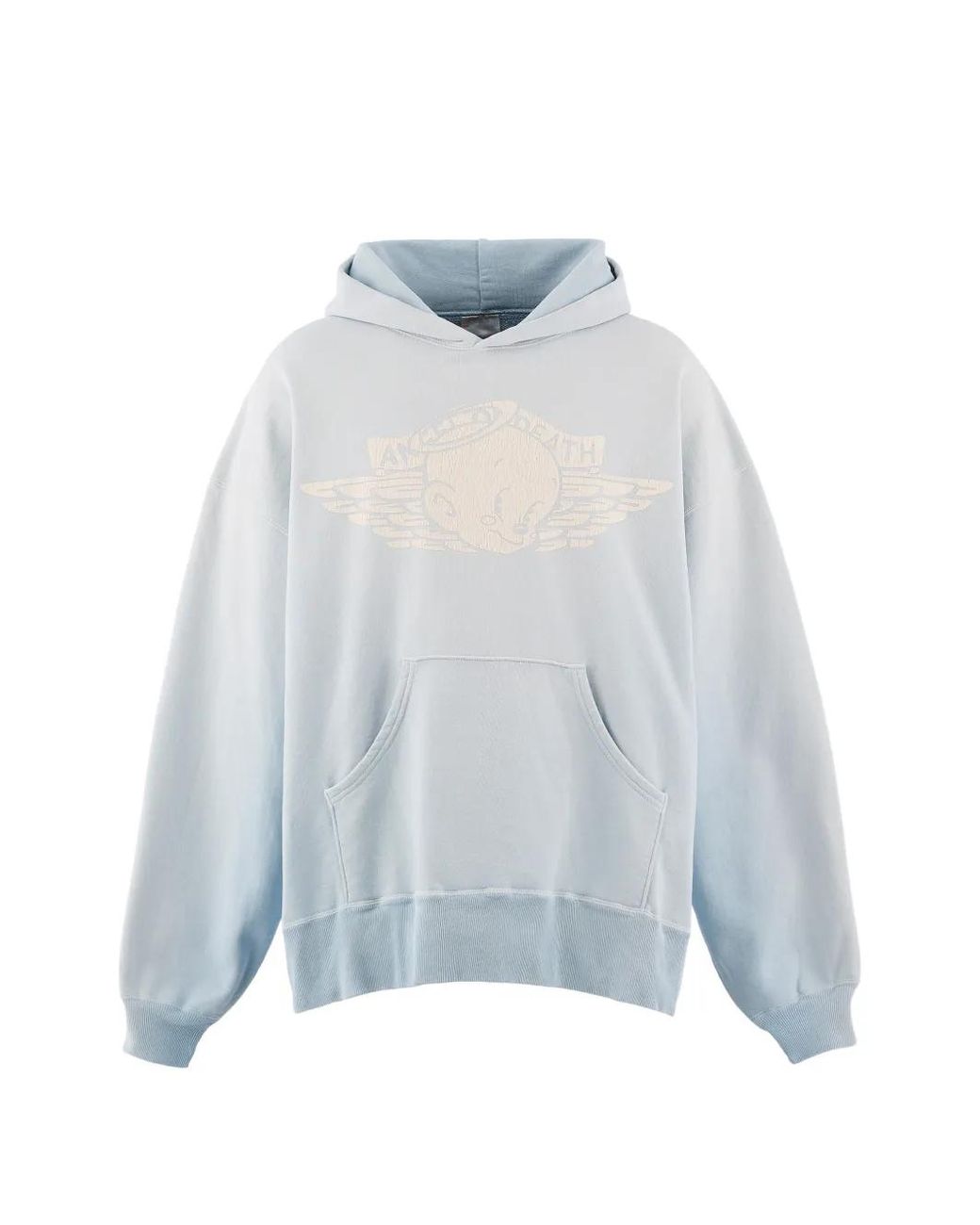 SAINT Mxxxxxx Blue Graphic Hoodie for men