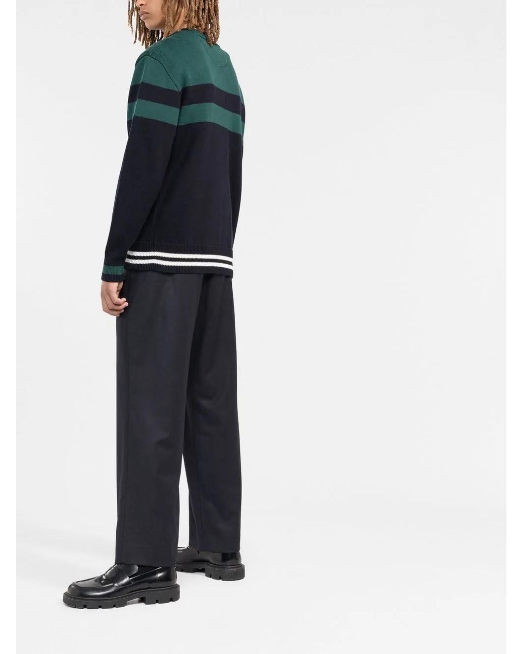 Valentino Garavani Black V-Logo Knitted Cardigan for men