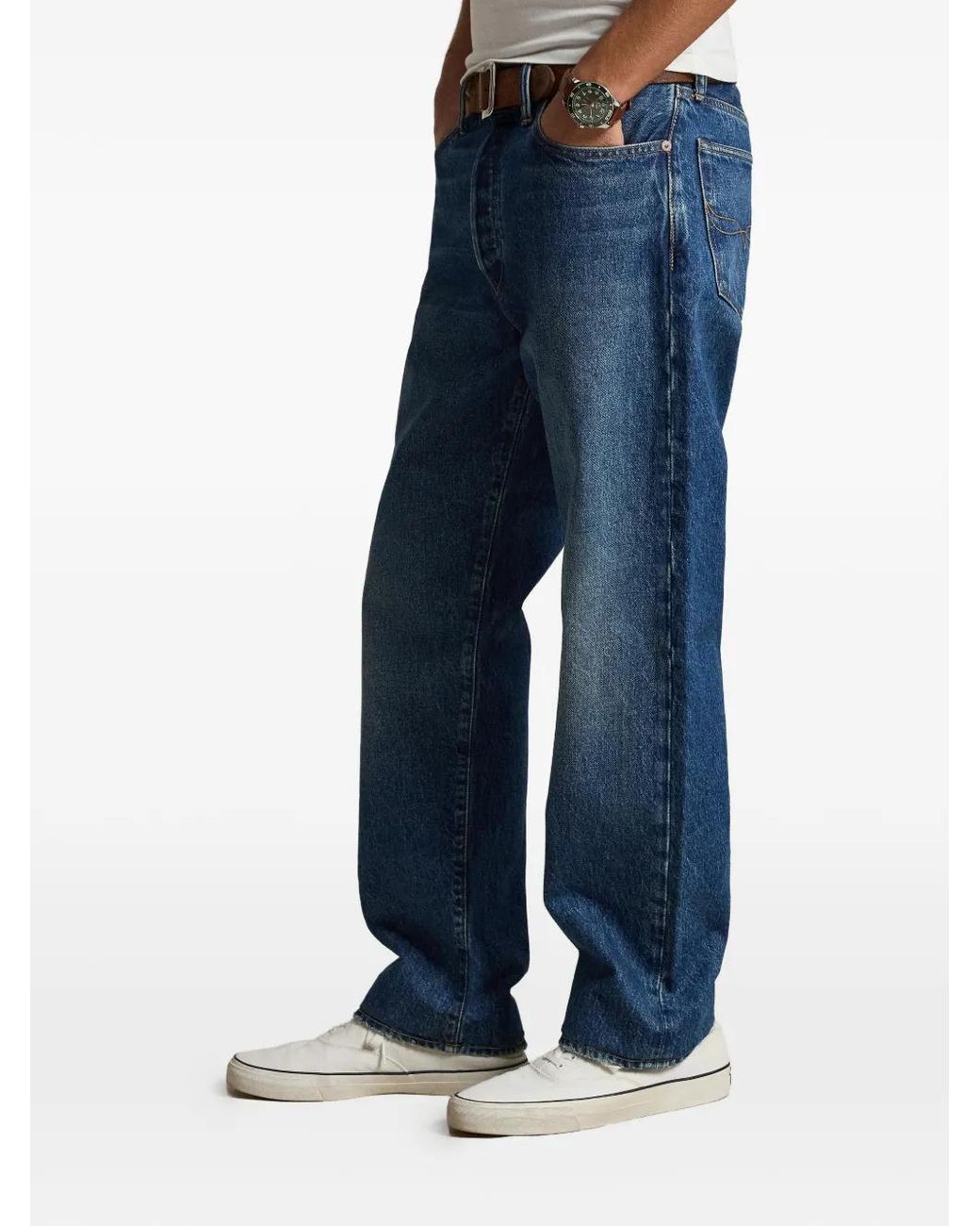 Polo Ralph Lauren Blue Heritage Straight Jeans for men