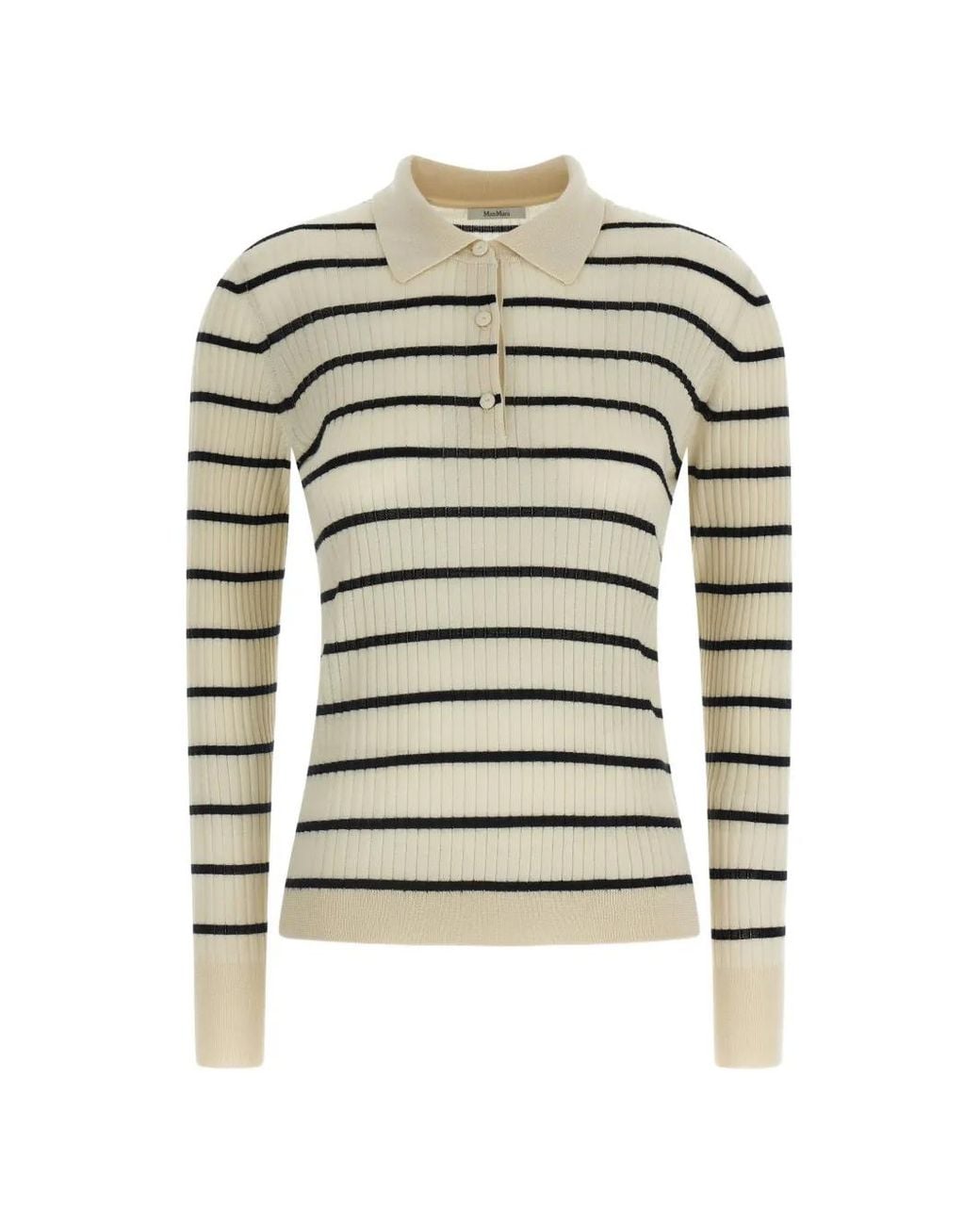 Polo Gitano A Rayas Max Mara de color White
