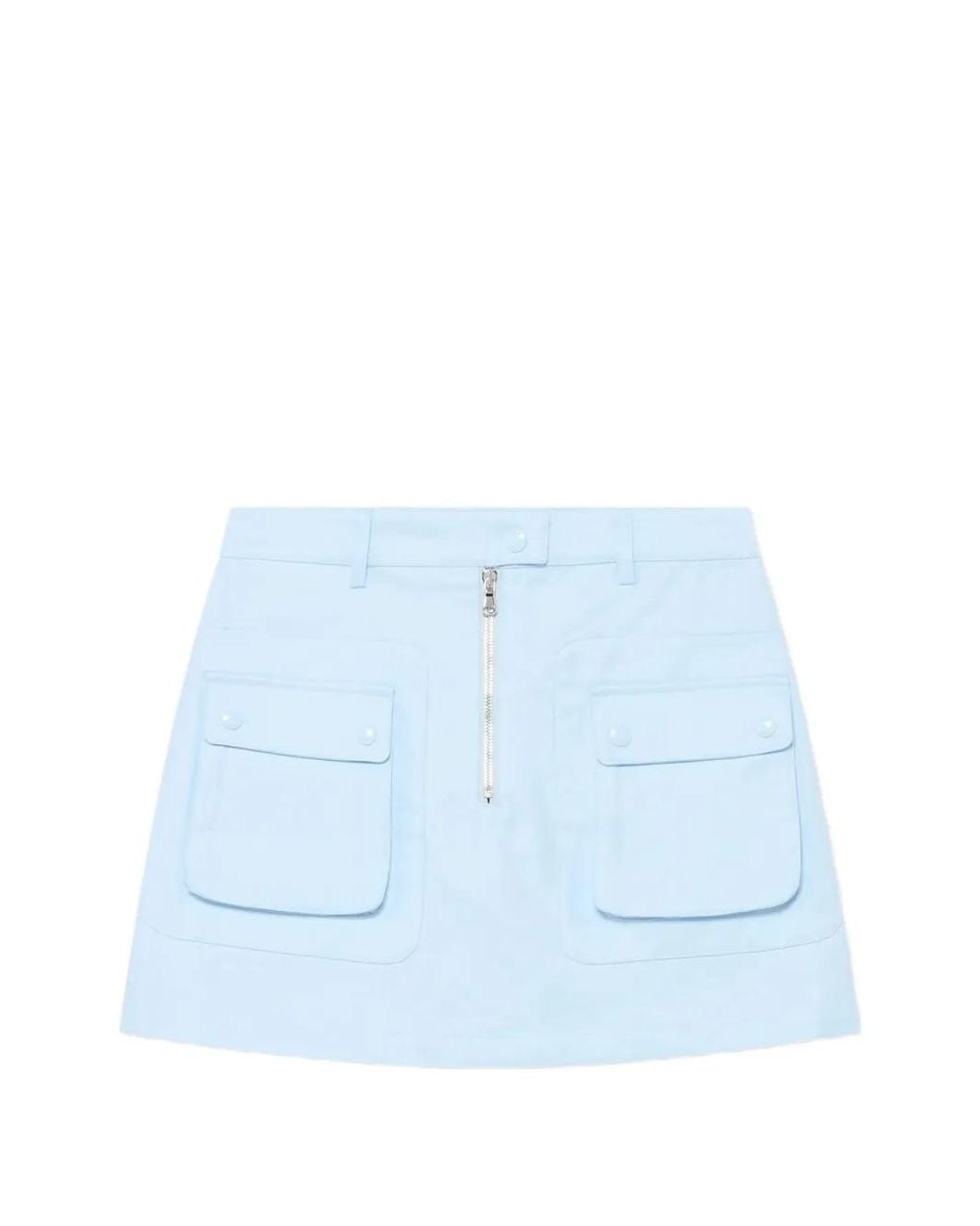 Casablanca Blue Pocket Mini Skirt