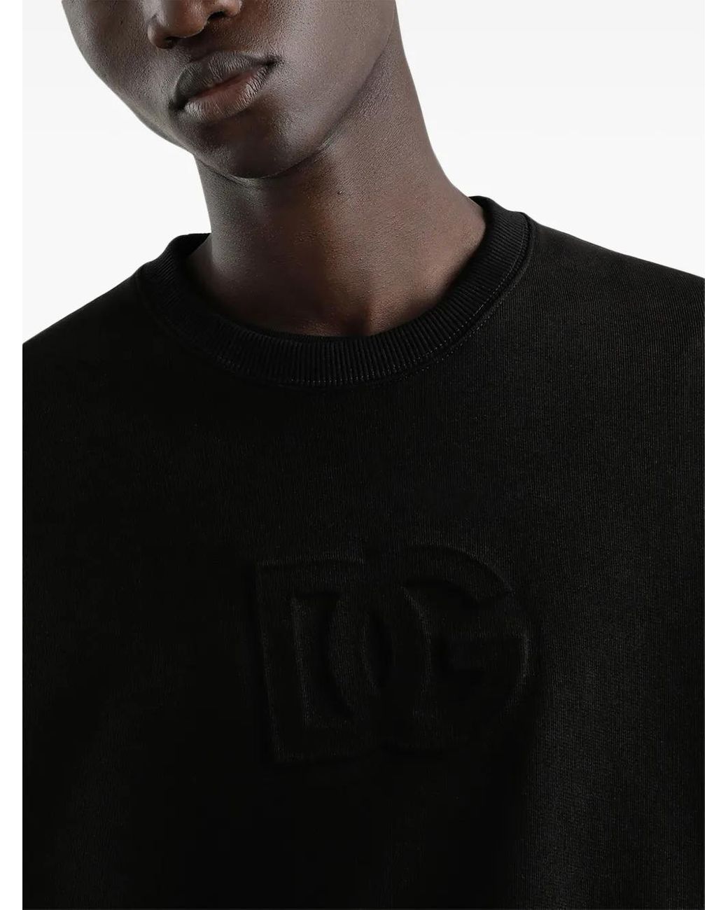 Dolce & Gabbana Black Classic Cotton Sweater For for men