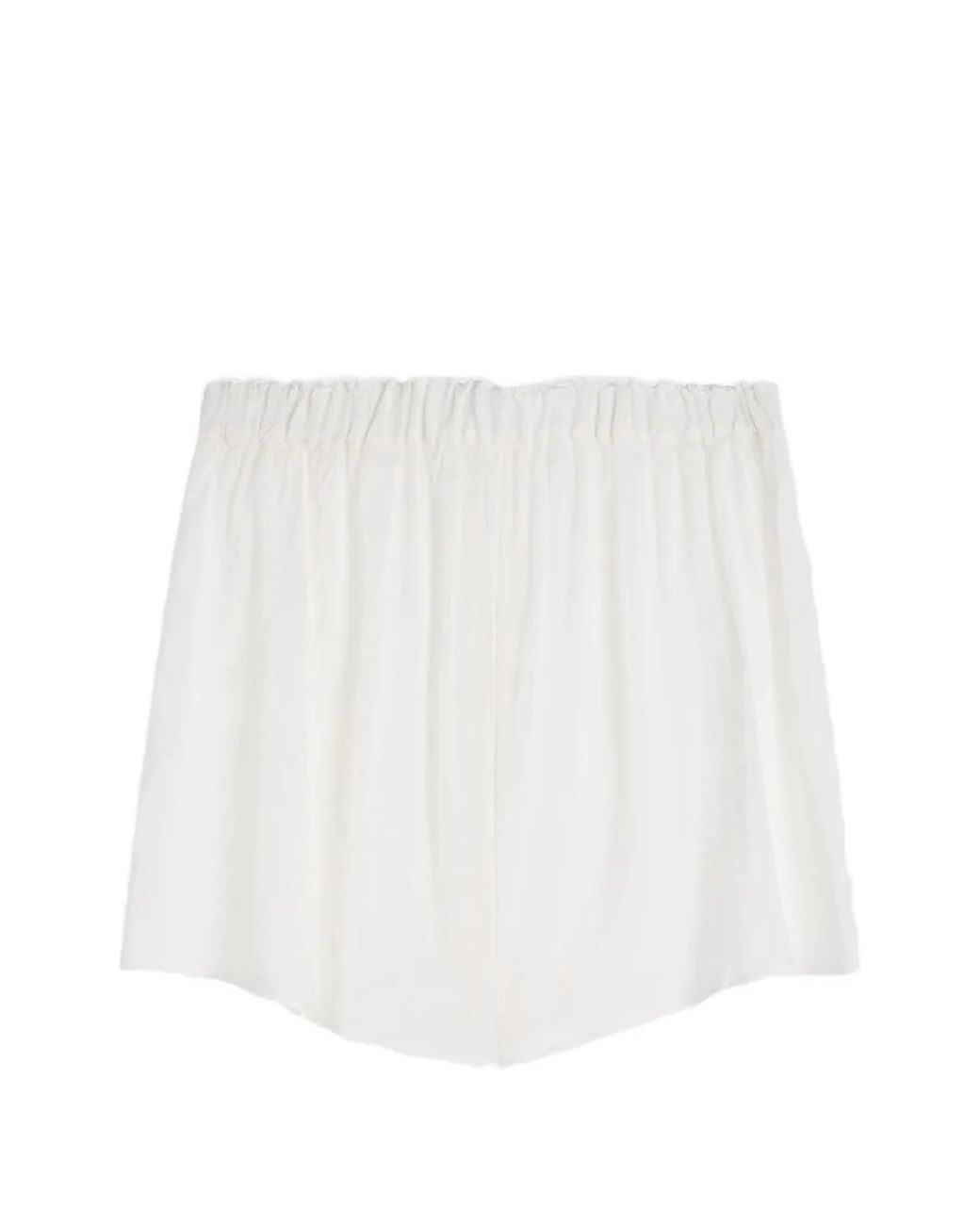 Bondi Born White Cremona Sheer-Voile Shorts