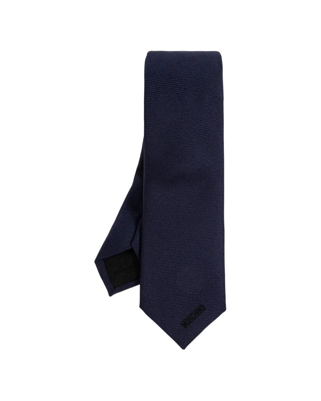 Moschino Blue Teddy Bear Silk Tie for men