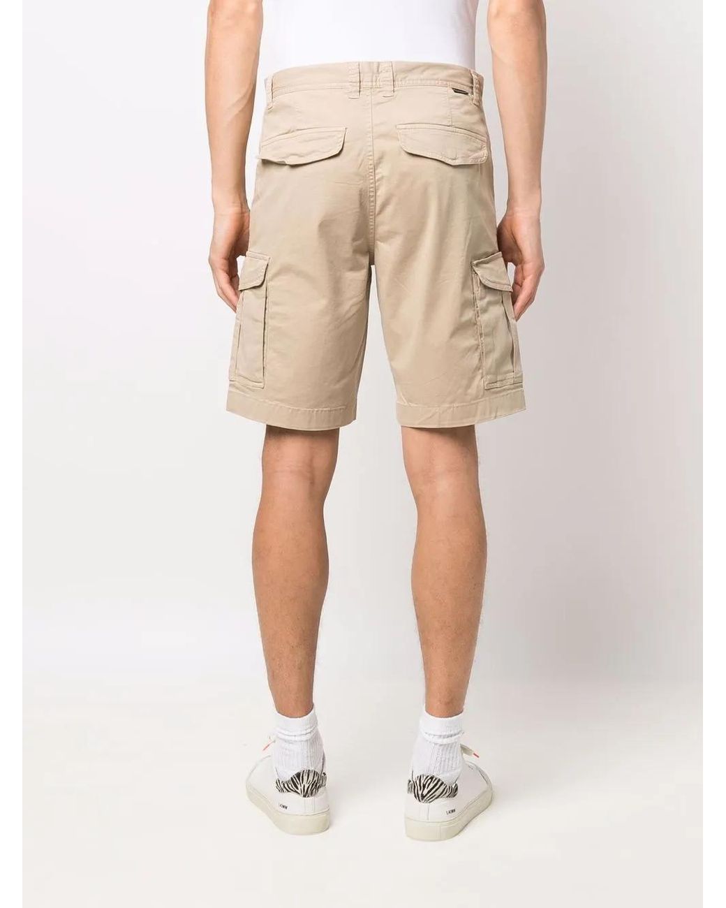 Woolrich Cargo Shorts in het Natural voor heren