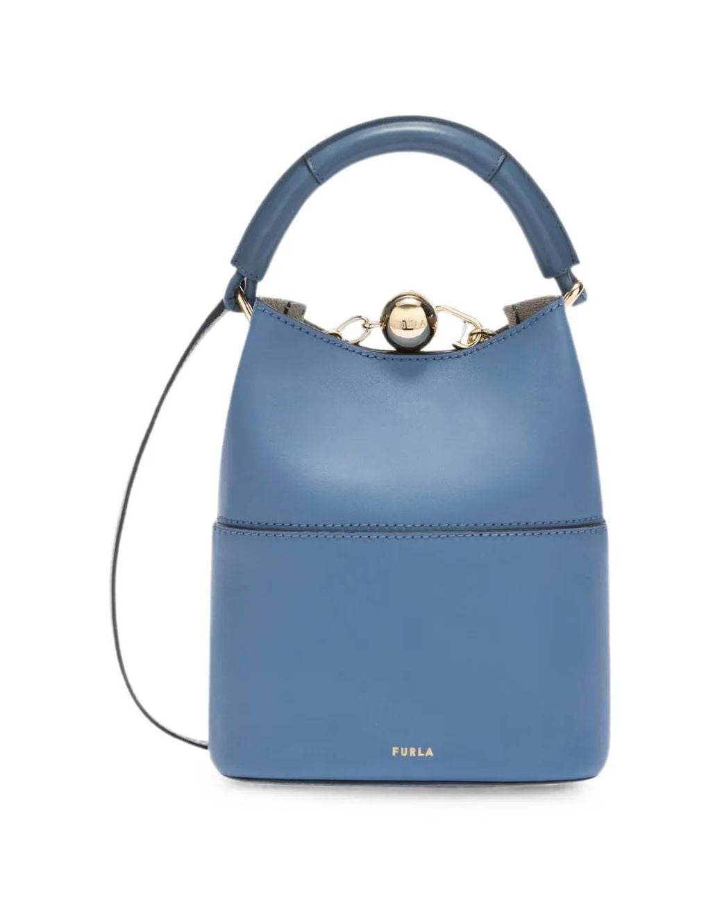 Furla Blue Sfera Mini Bag