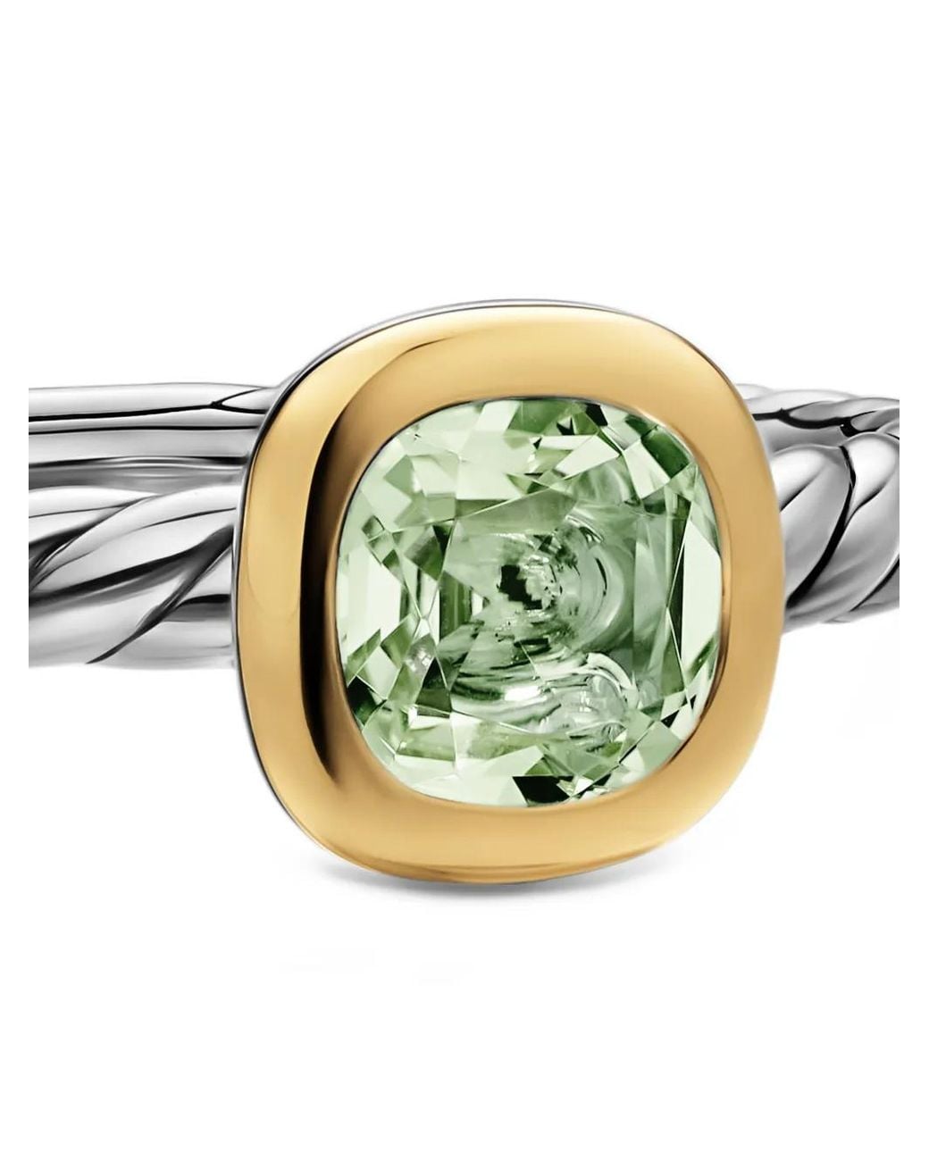 David Yurman Metallic Mercer Prasiolite Ring