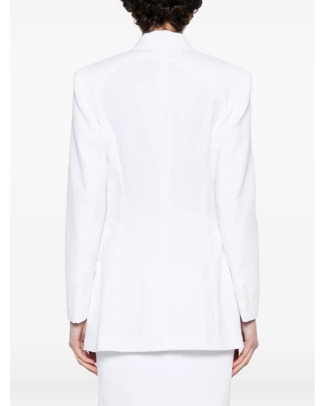 Max Mara White Cotton Jacket