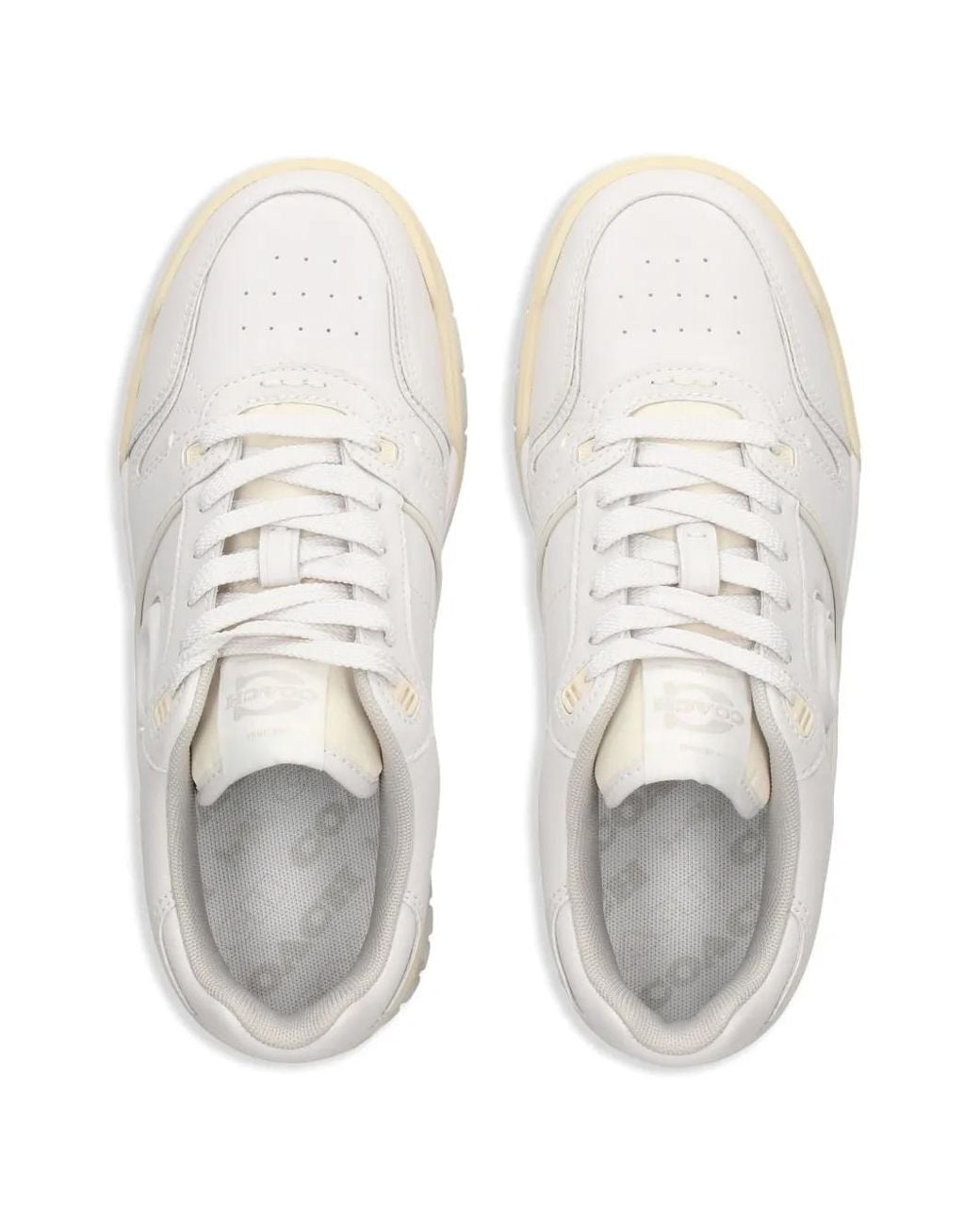 COACH White Leather Sneakers