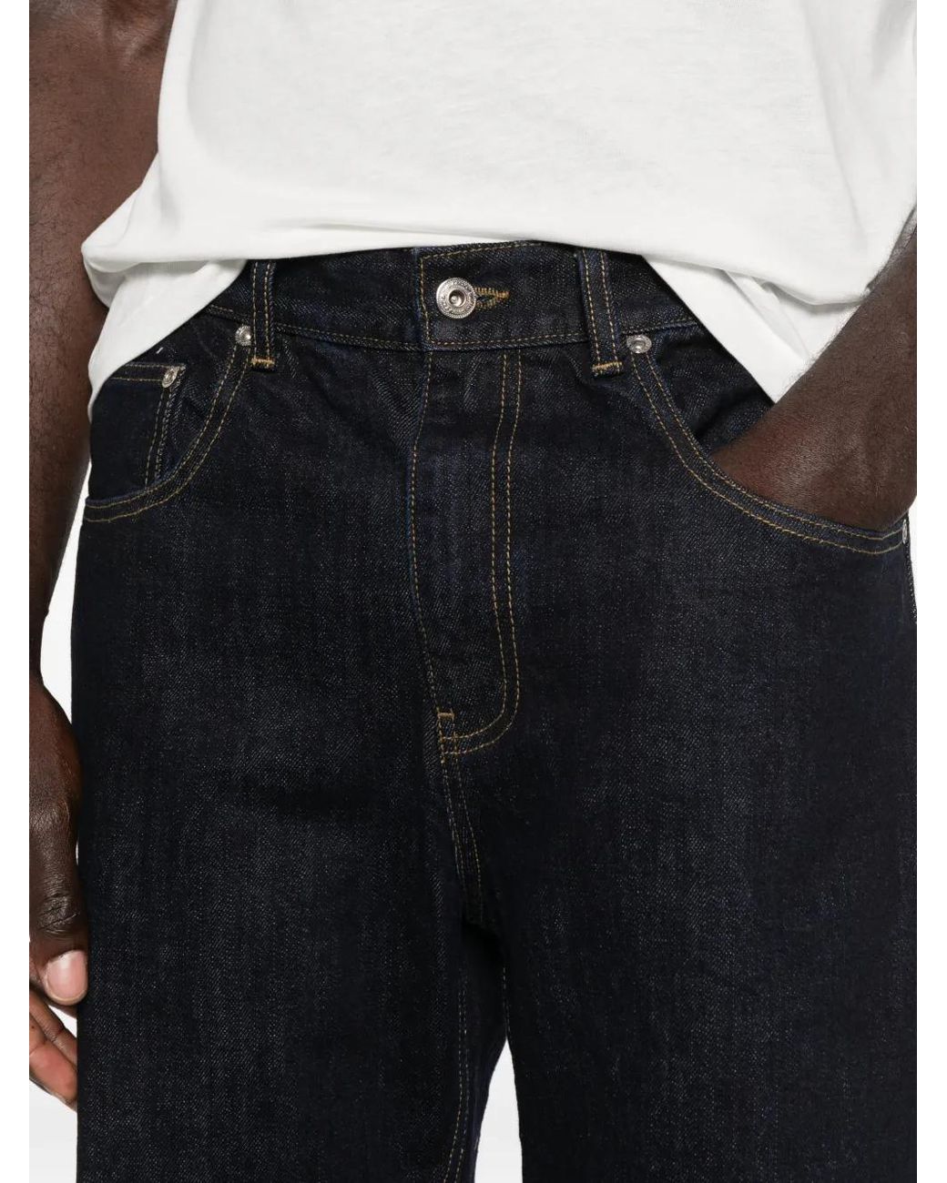 Second/Layer Blue Big Papi Straight-Leg Jeans for men
