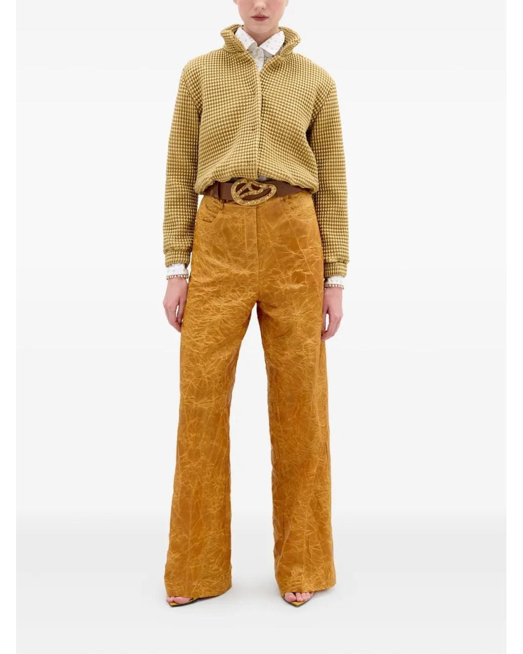 Silvia Tcherassi Natural Zalta Cropped Jacket