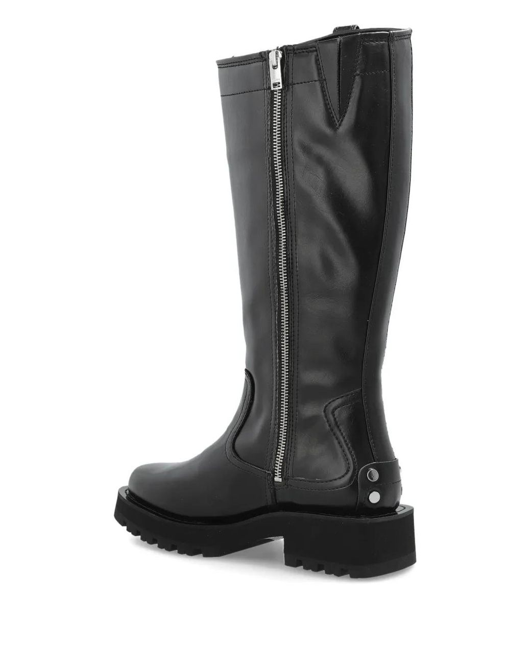 Ganni Black Chunky Buckle Boots