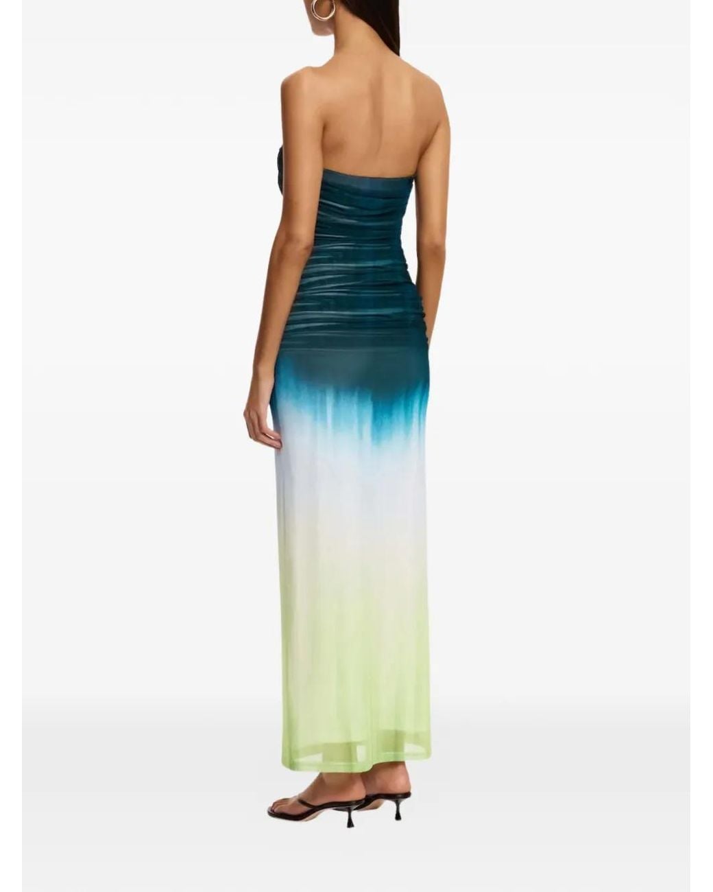 Significant Other Blue Sura Strapless Gradient Dress