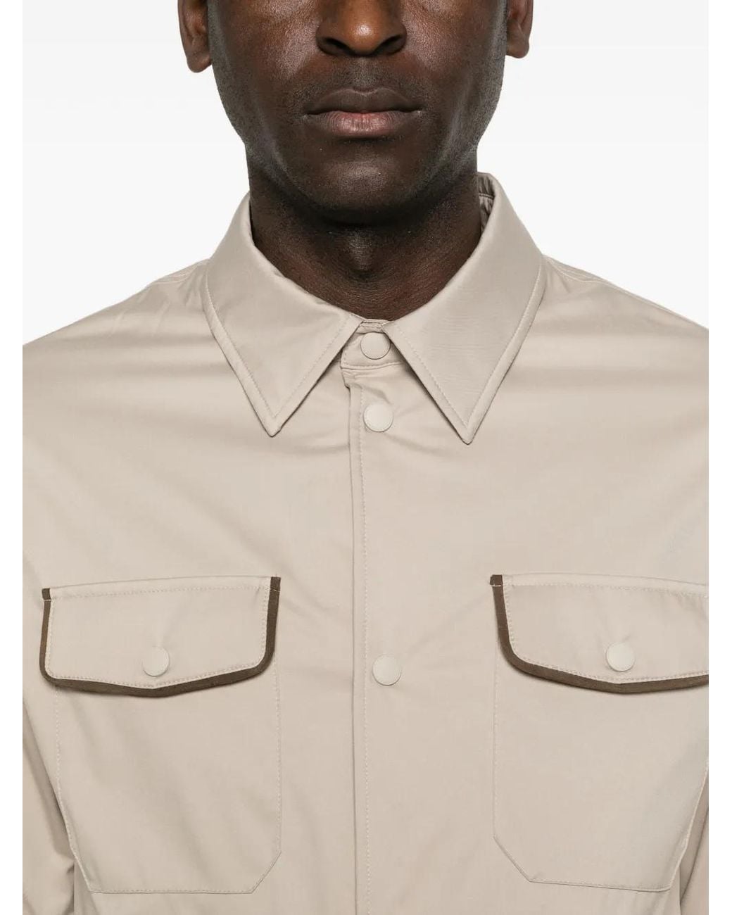 Canali Natural Patch-Pocket Jacket for men
