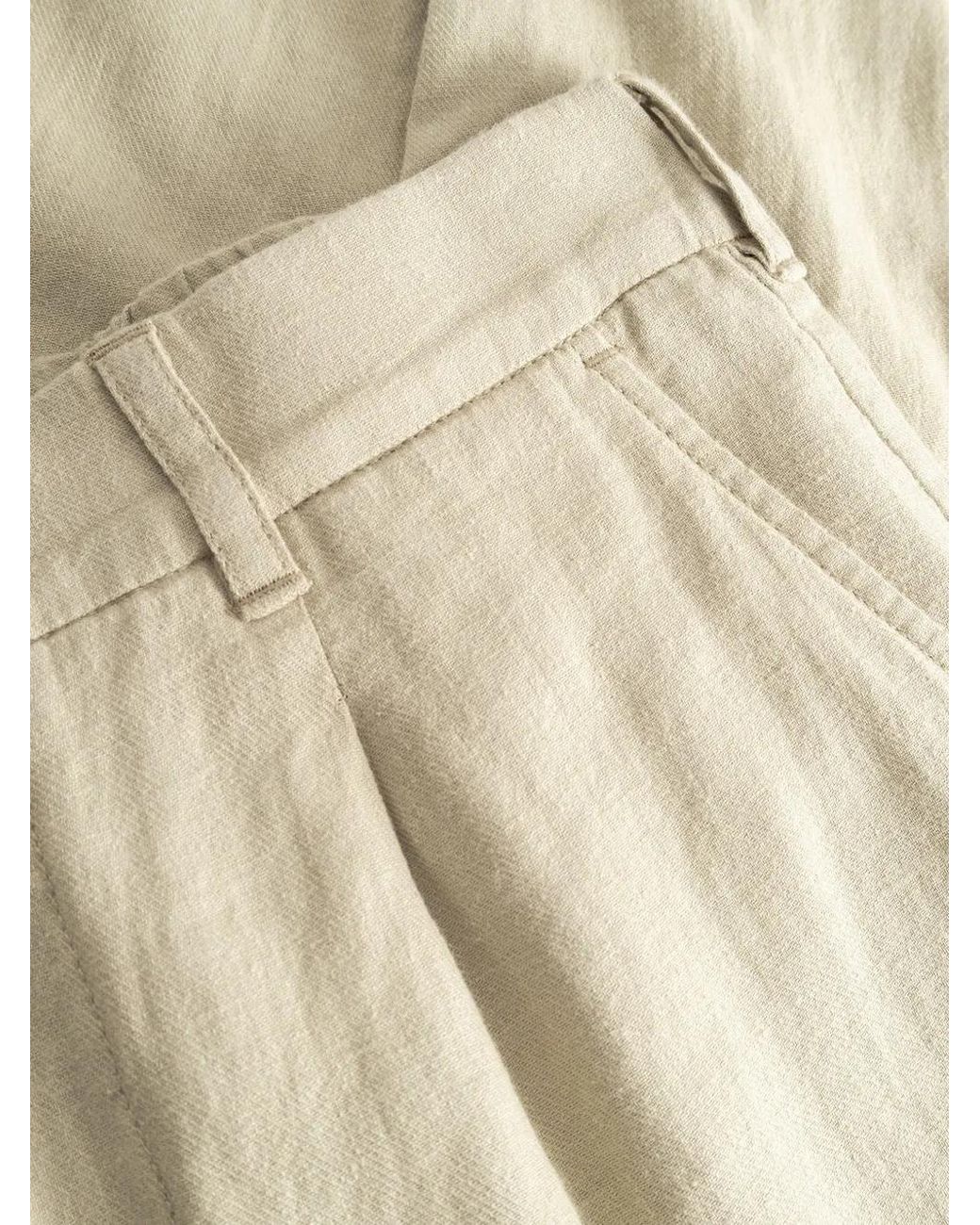 Gabba Natural Pantalon Plissé À Taille Élastiquée for men