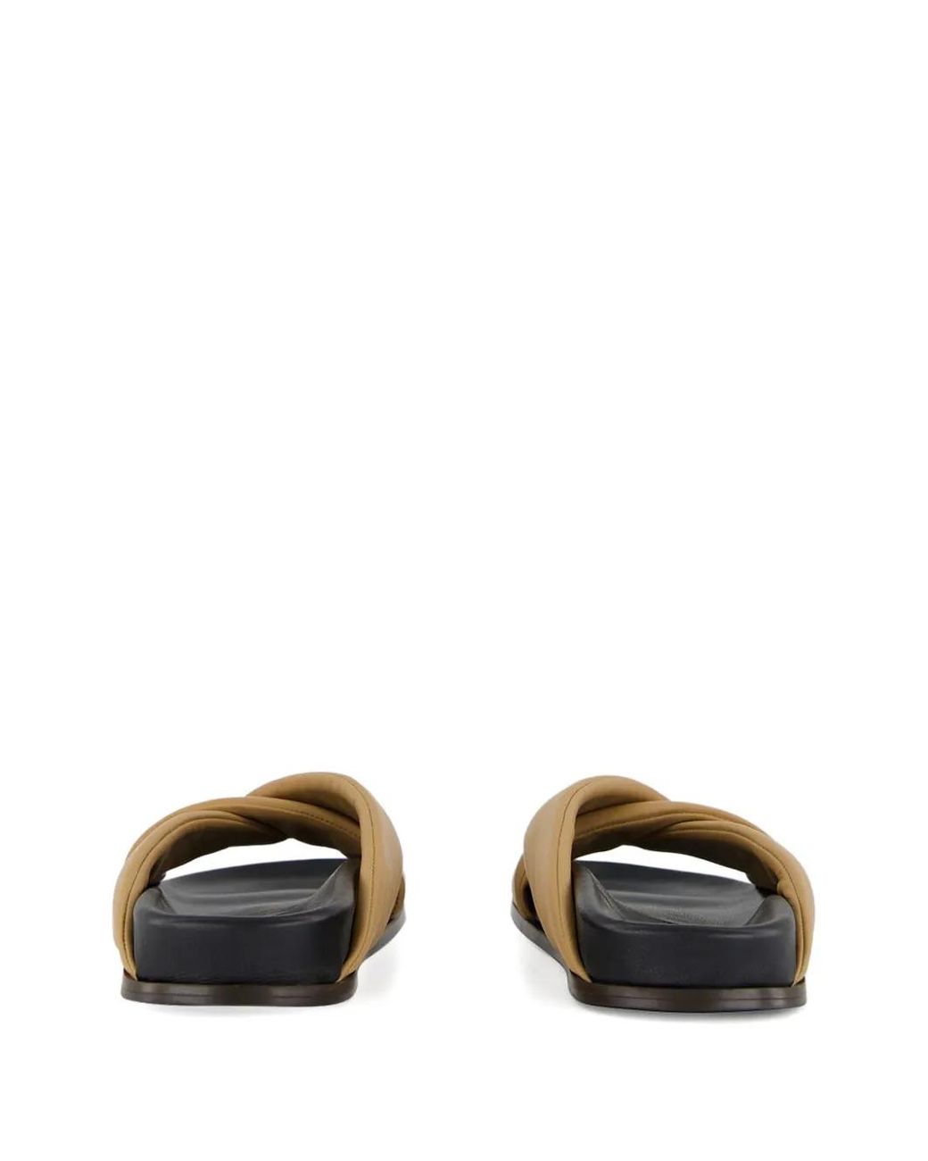 Emme Parsons Brown Folded Sandals
