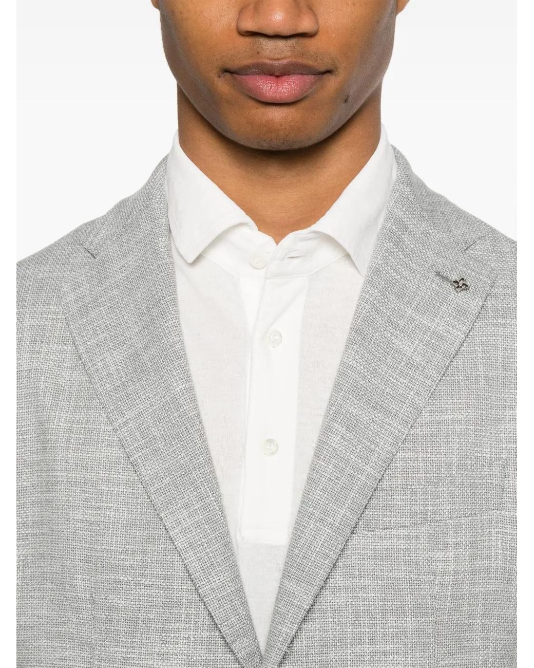 Tagliatore Geweven Blazer in het Gray voor heren