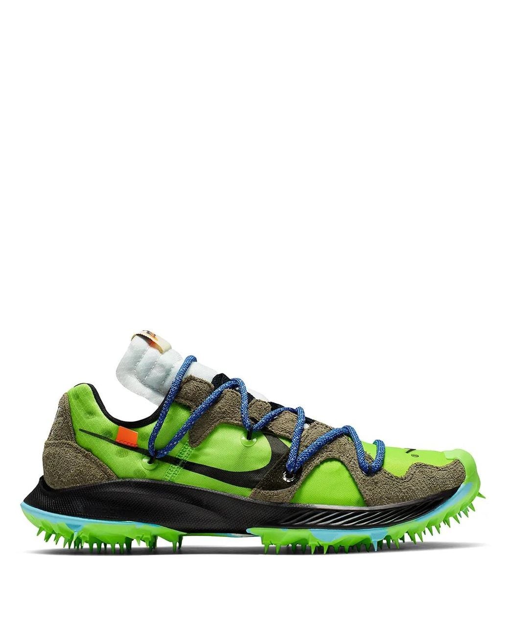 NIKE X OFF-WHITE Green Zoom Terra Kiger 5 Sneakers