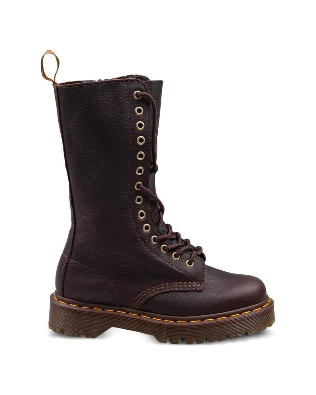 Dr. Martens Black 1B99 Bex 14 Eye Leather Combat Boots