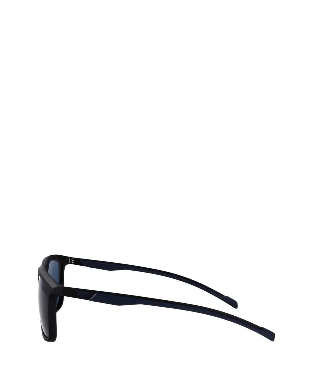 Emporio Armani Blue Rectangle-Frame Sunglasses for men