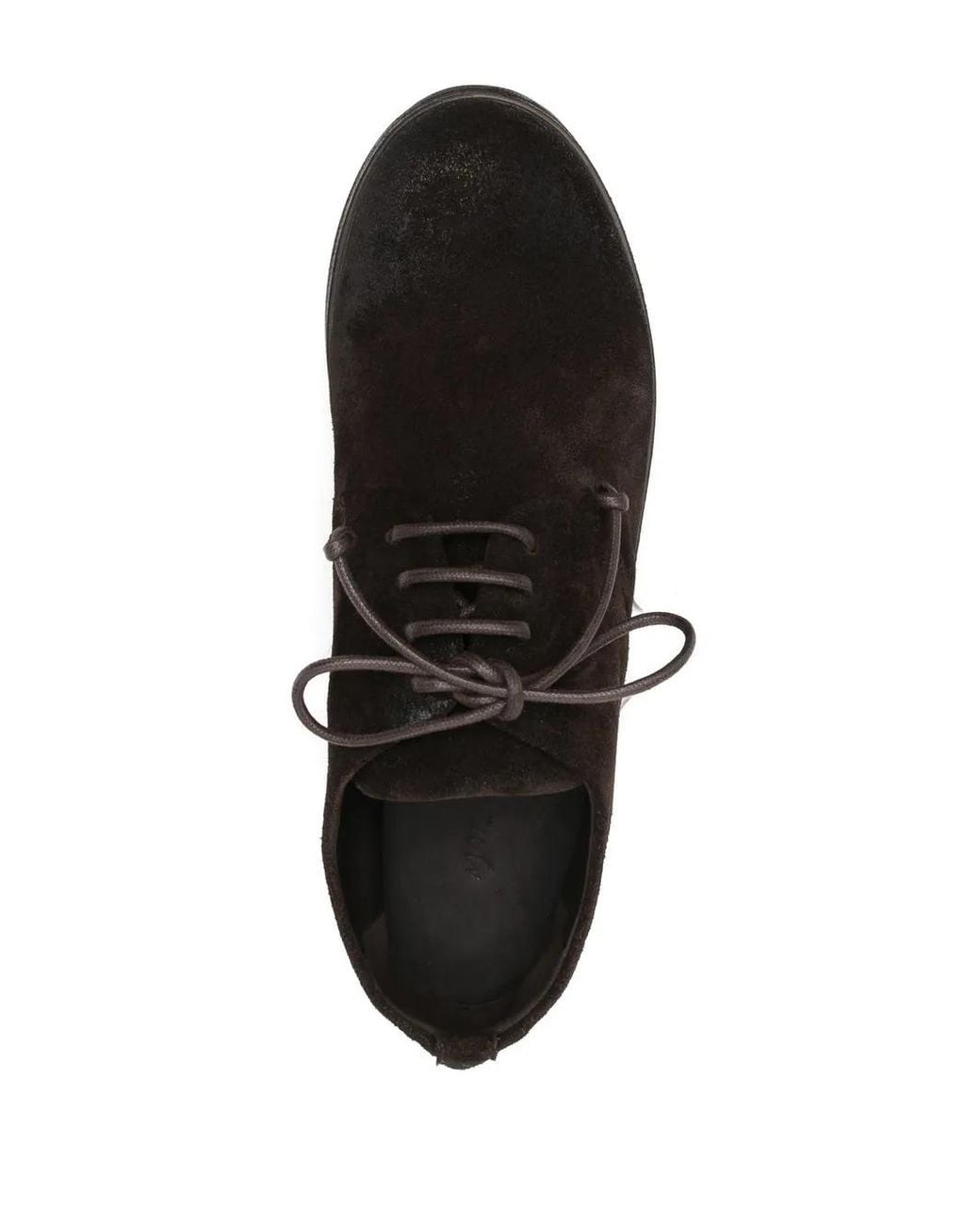 Marsèll Black Zucca Zeppa Suede Derby Shoes for men