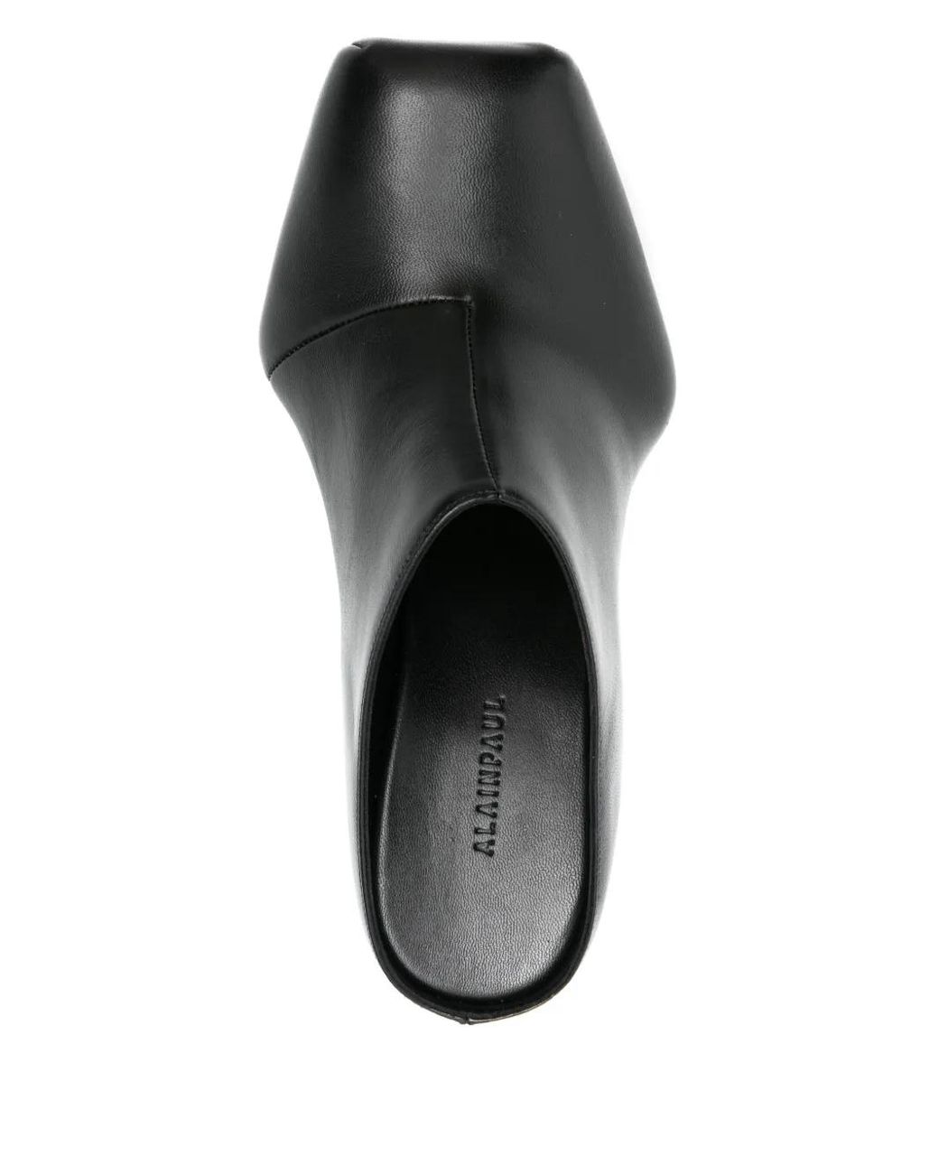 ALAINPAUL Black 70Mm Leather Mules