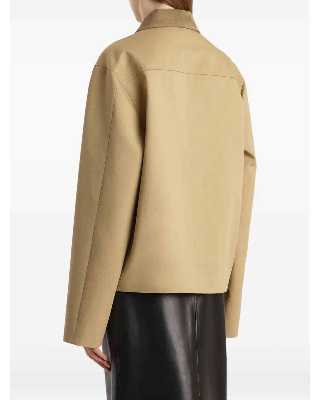 Khaite Natural Wyatt Short Jacket