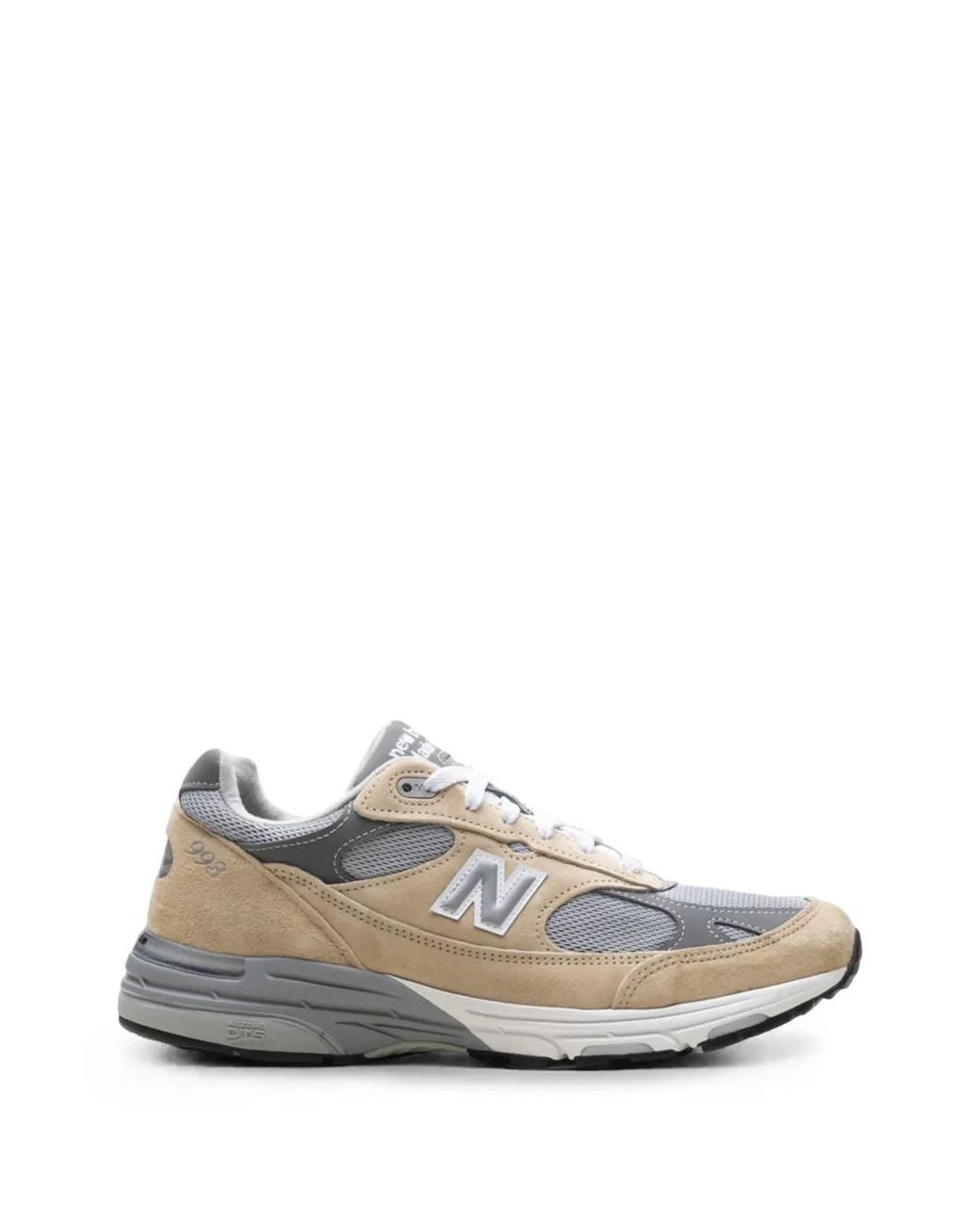 New Balance White 993 Made