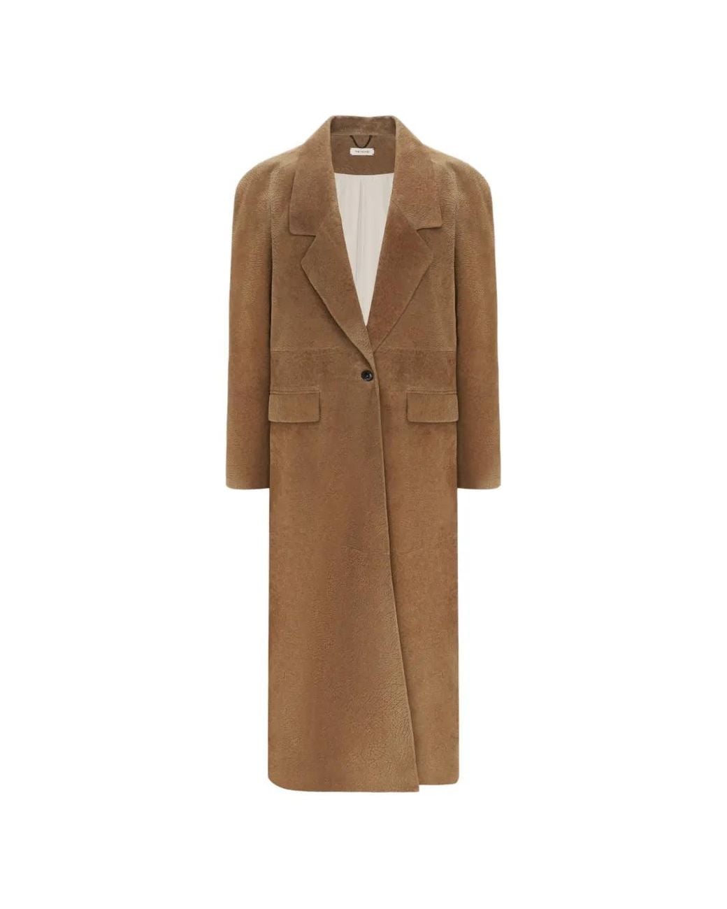 The Mannei Natural Button-Up Coat