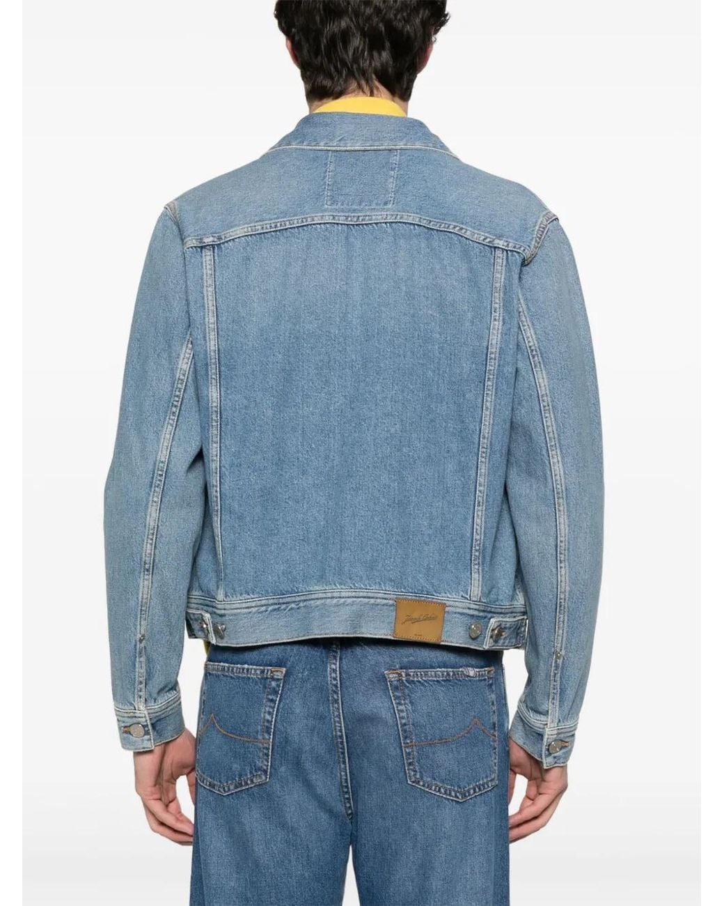Jacob Cohen Blue 'Trucker' Jacket for men