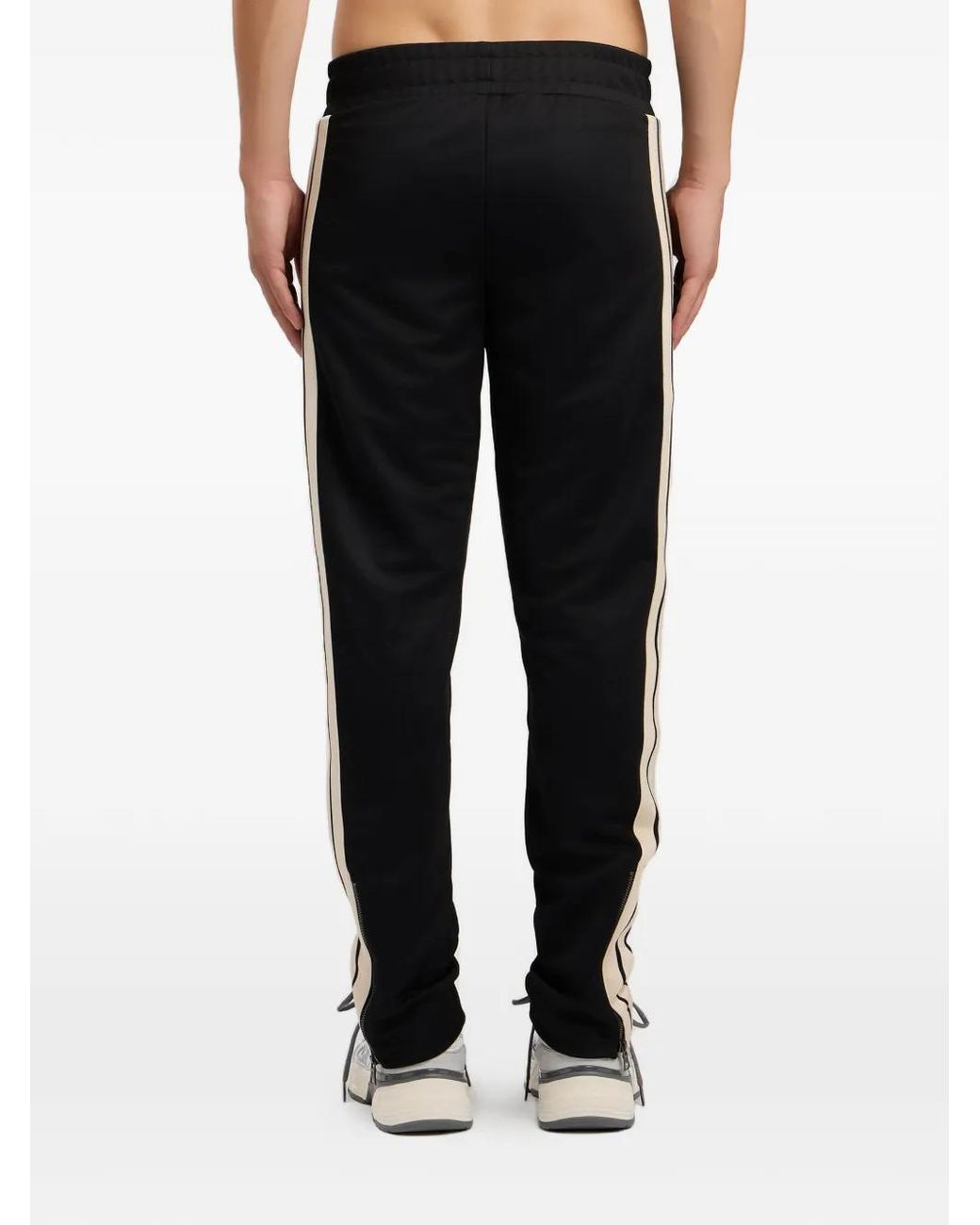 Palm Angels Black Classic Logo Track Trousers for men