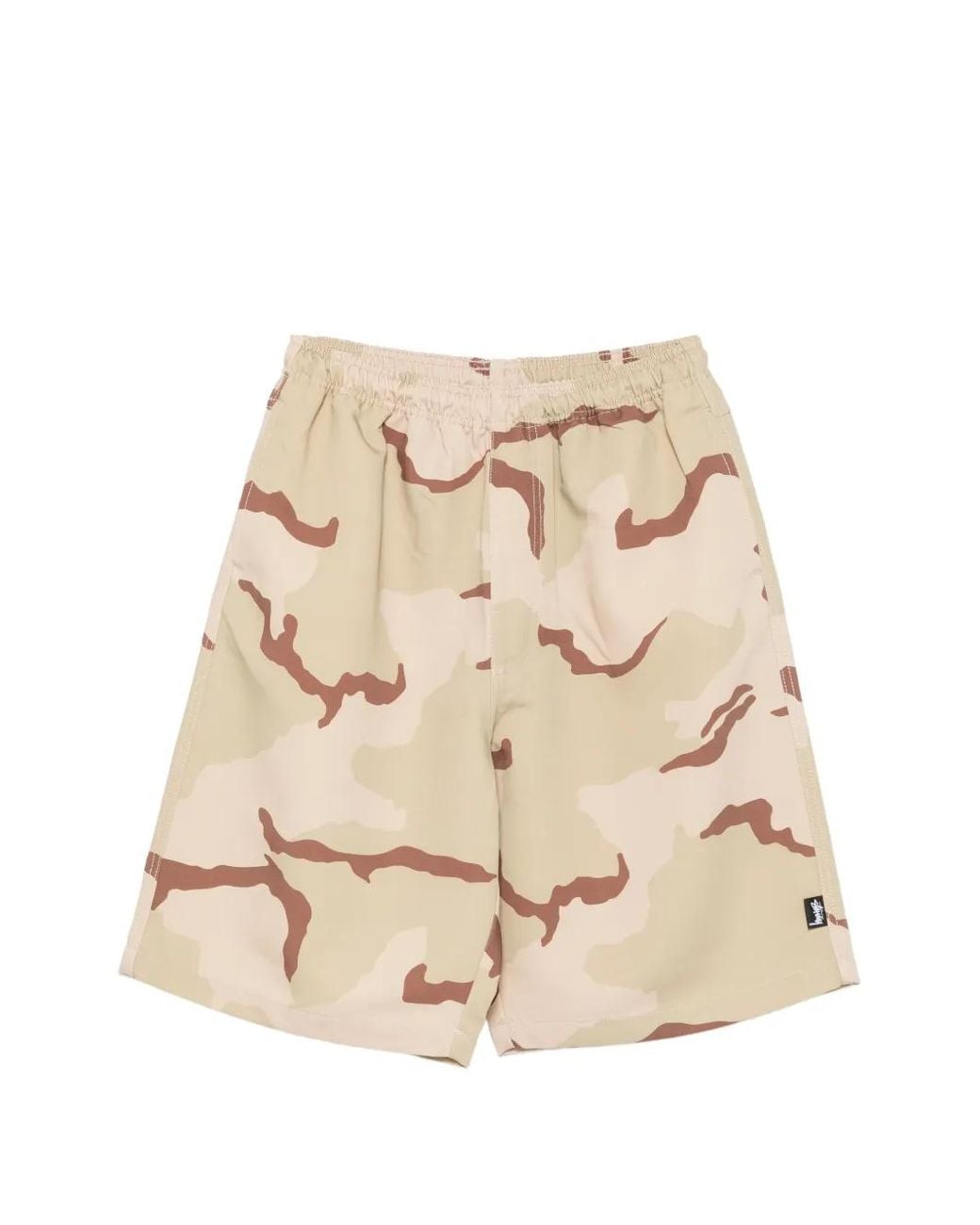 Stussy Natural Short Ample À Imprimé Camouflage for men