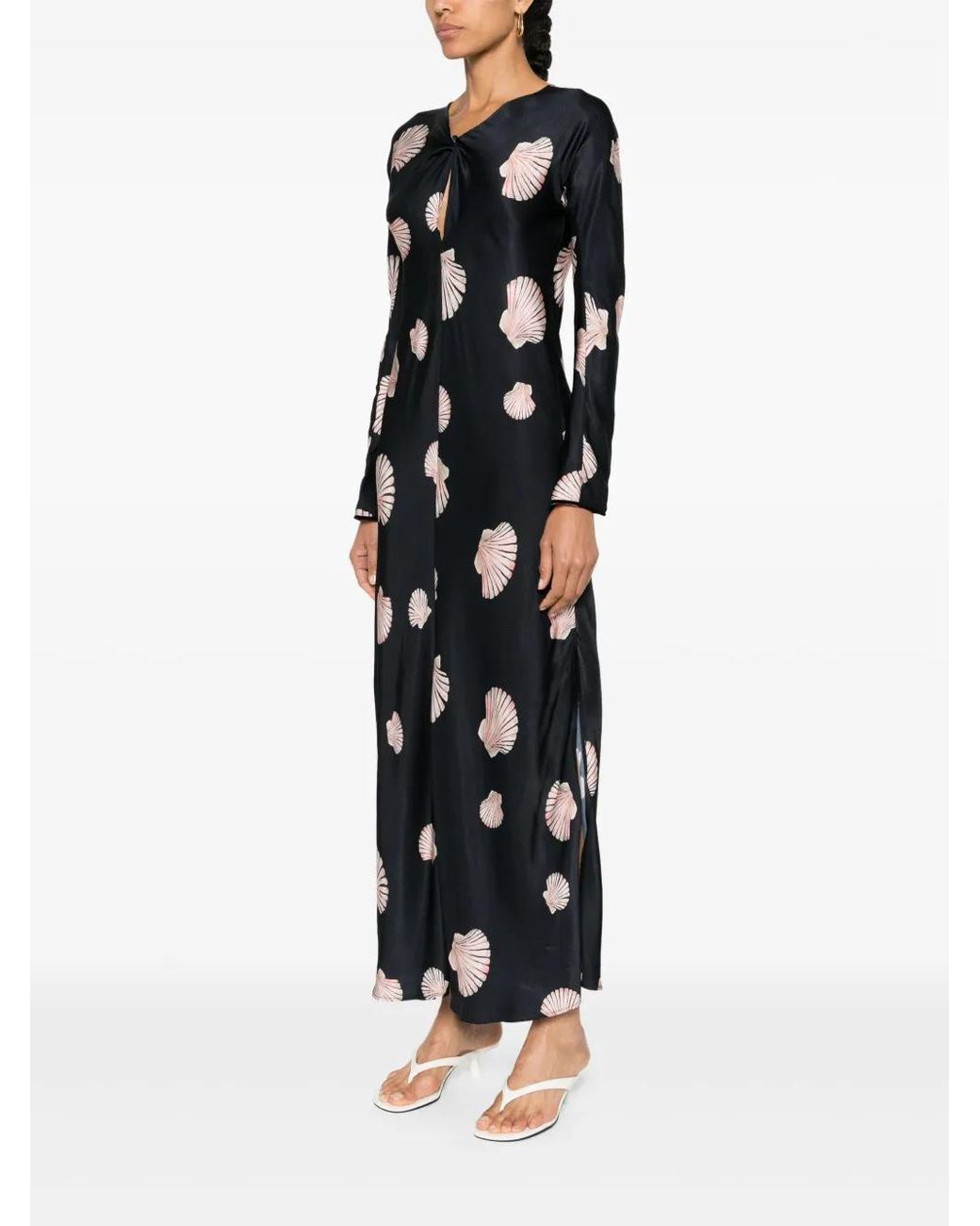 【超ポイント祭?期間限定】 Forte Lyst | Black in Dress Maxi Shell Twisted Forte スーツ・フォーマル・ドレス