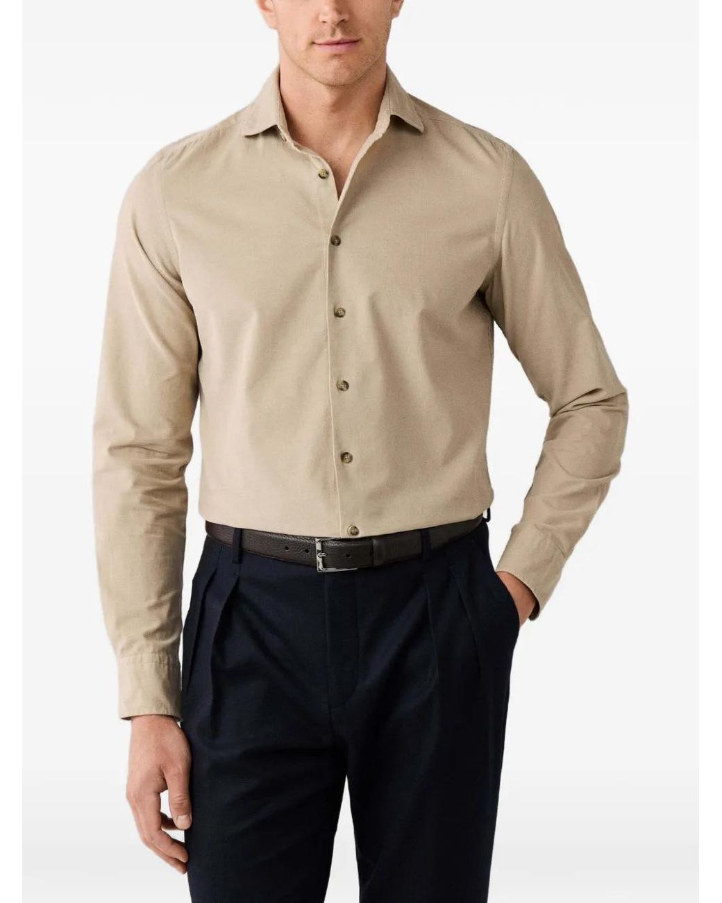 Hackett Blue Buttoned Shirt for men