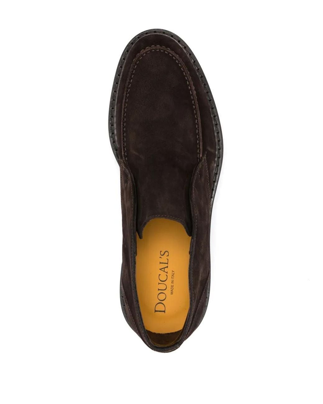 Doucal's Brown Suede Loafers for men
