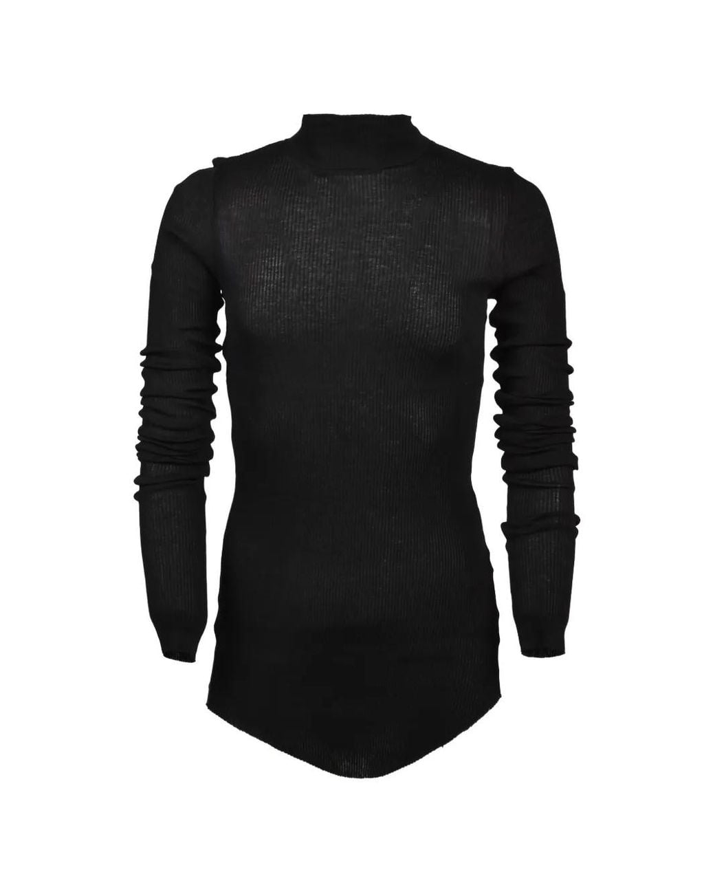 Julius Gerippter Pullover in Black für Herren