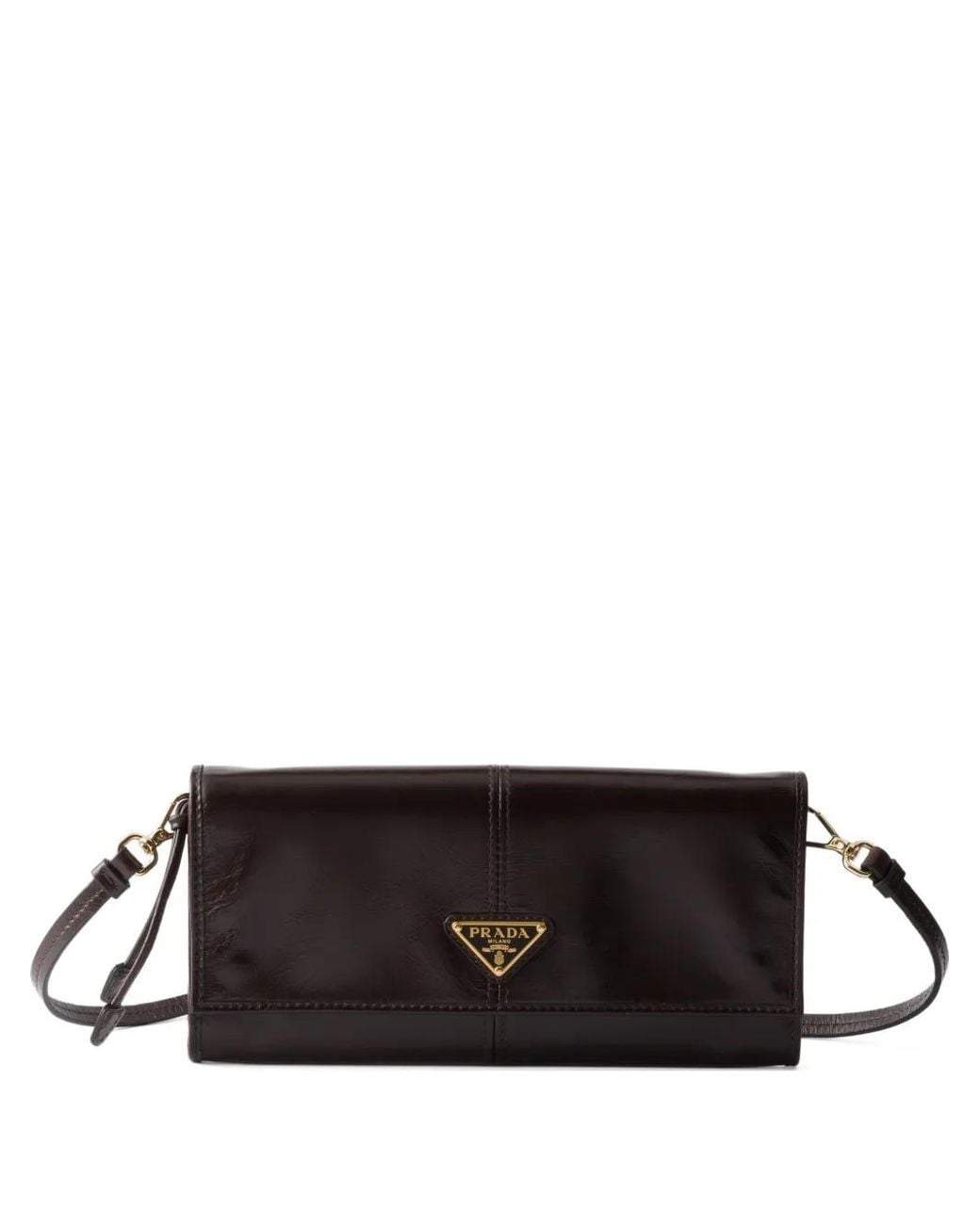 Prada Black Portemonnaie Mit Logo