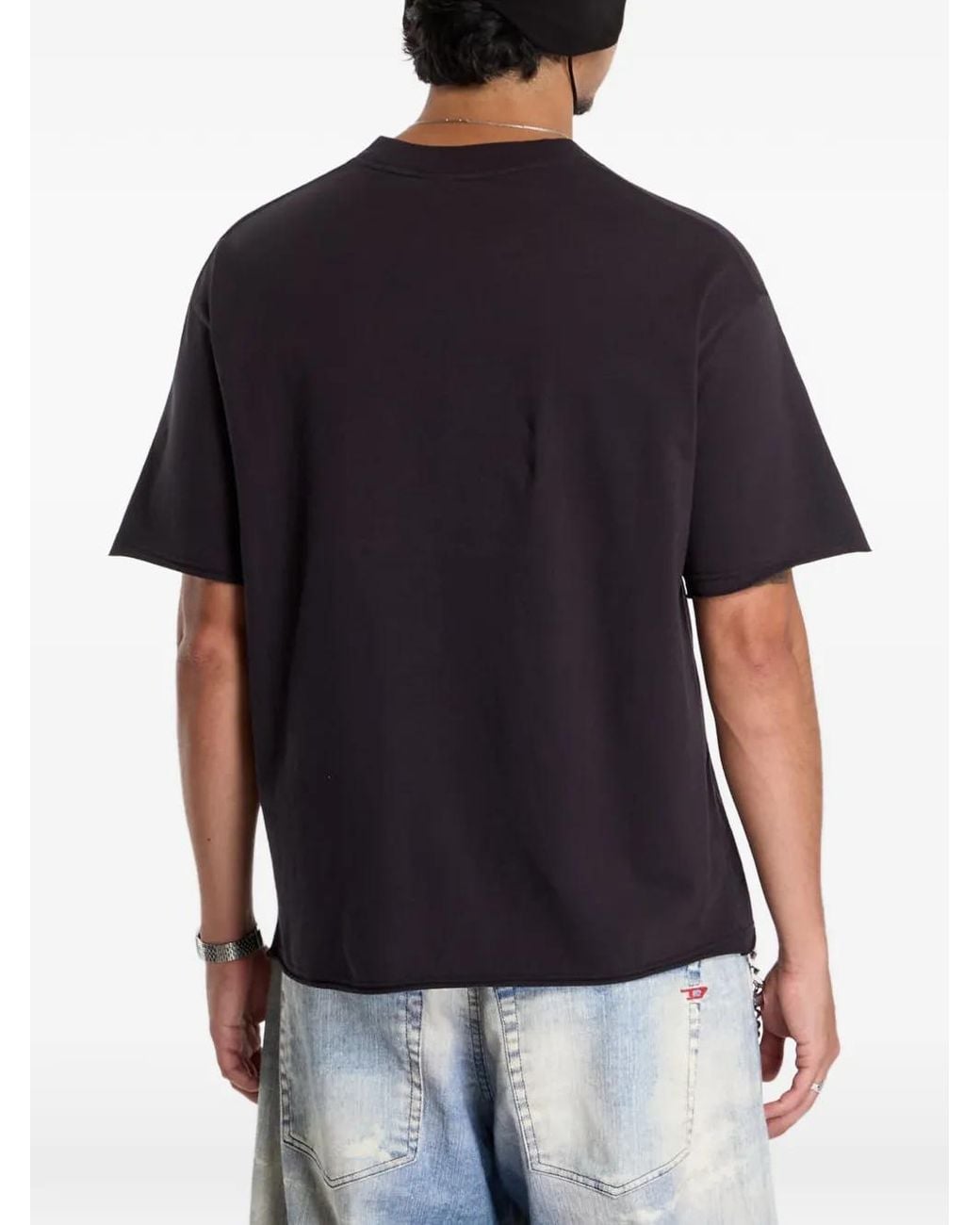 Umbro Black Graphic-Print T-Shirt for men