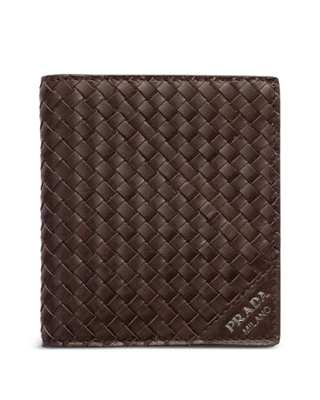 Prada Brown Leather Wallet for men