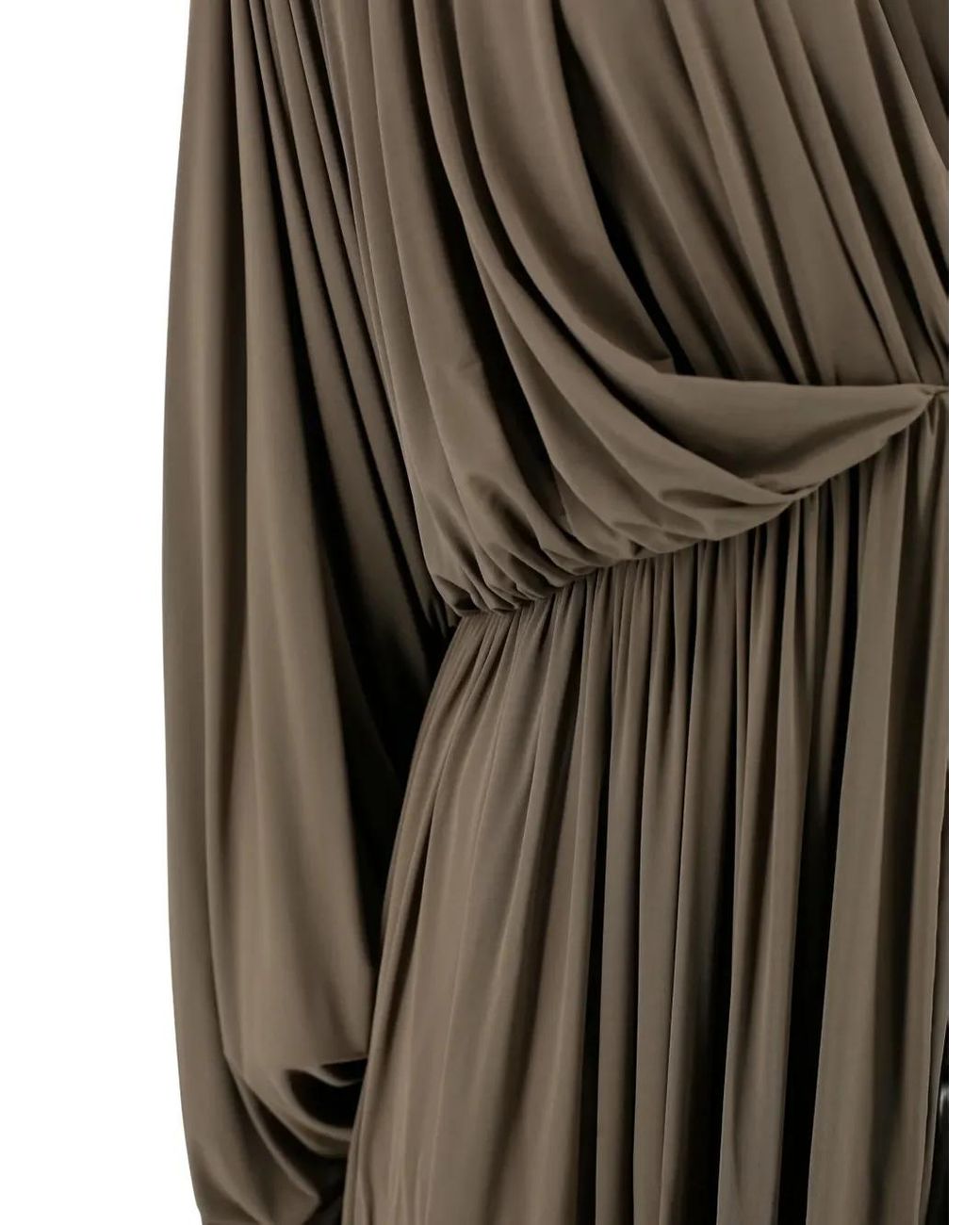 Philosophy Di Lorenzo Serafini Natural V-Neck Long Dress