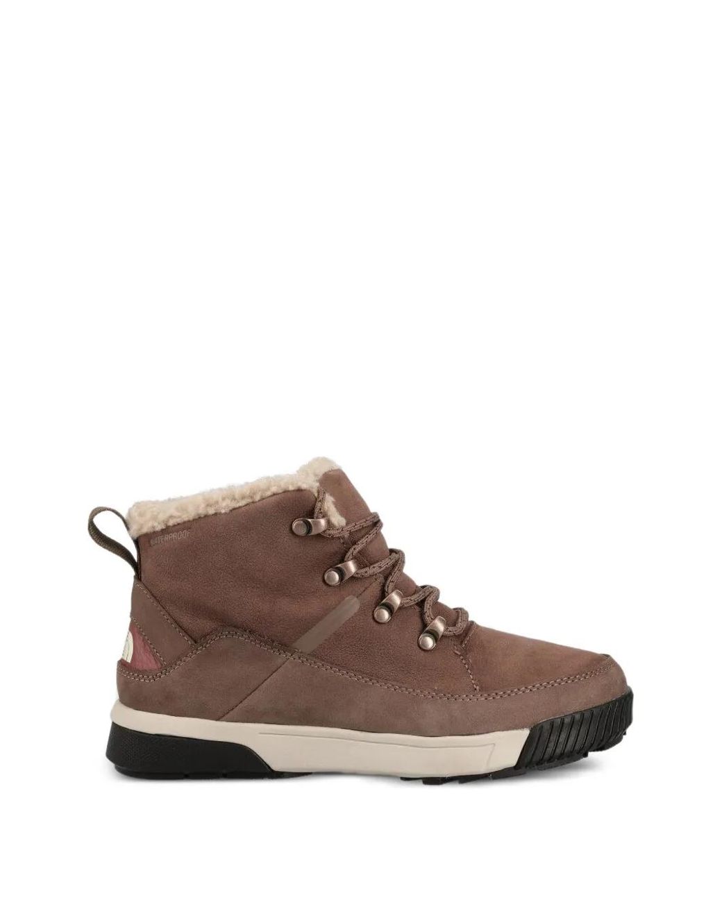 The North Face Brown Logo-Detail Boots